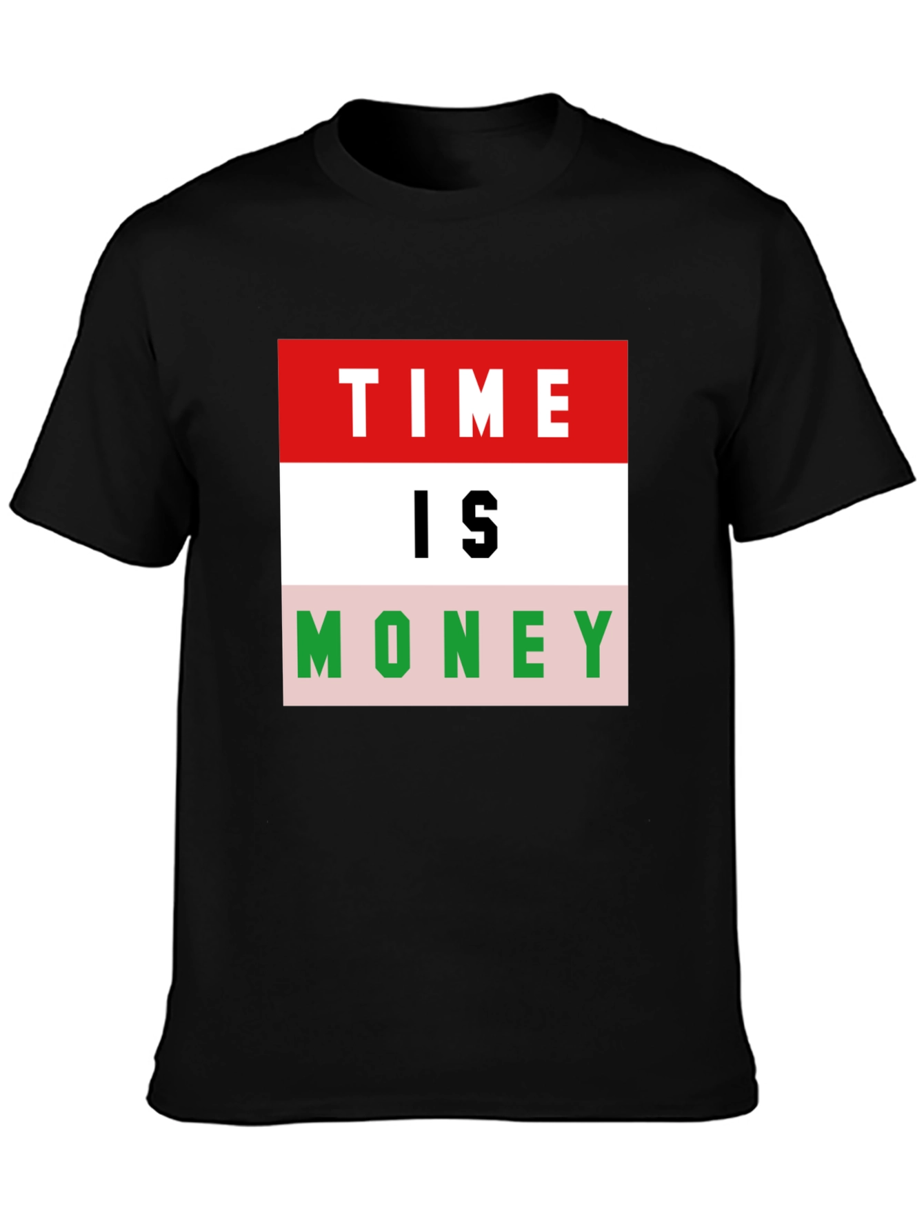 Time is Money Graphic Tee - Bold Statement T-Shirt