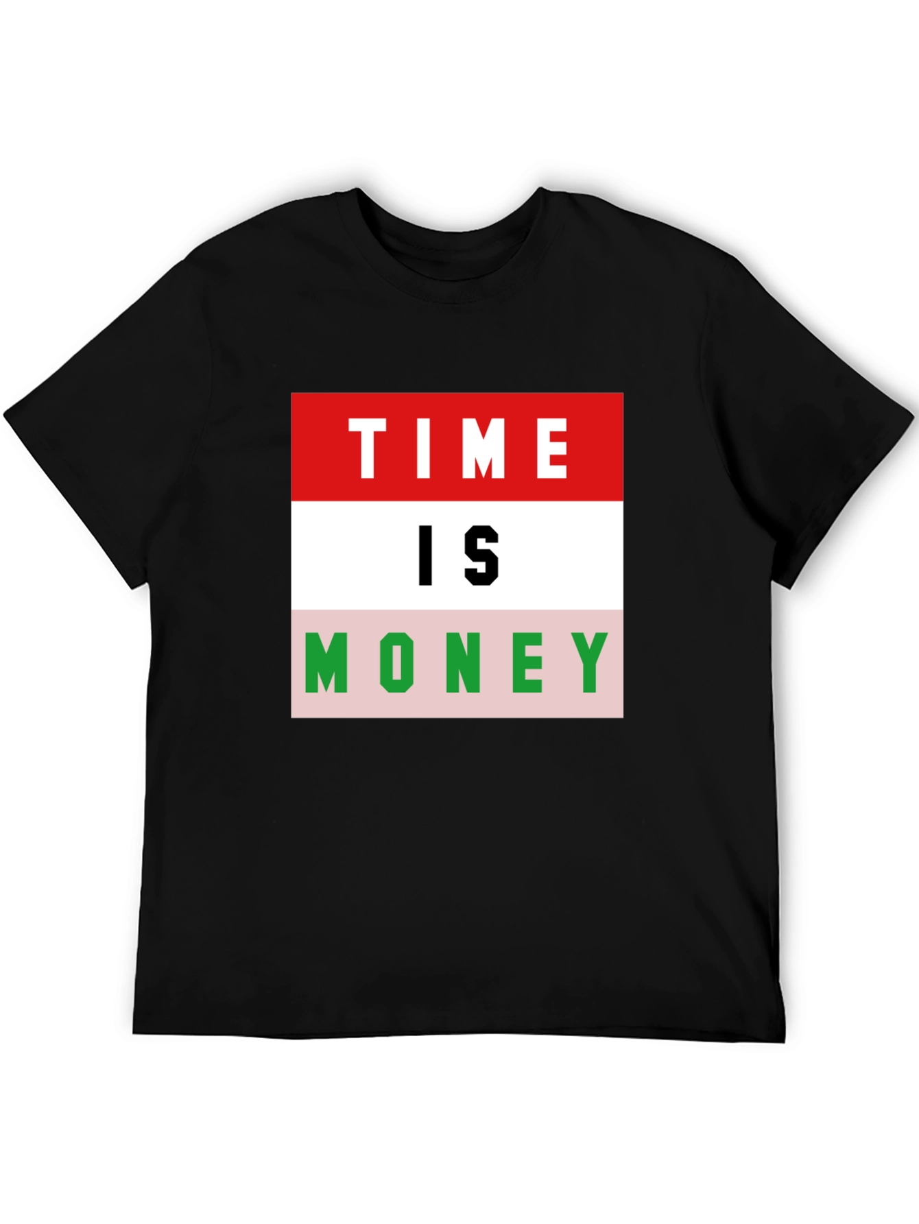 Time is Money Graphic Tee - Bold Statement T-Shirt