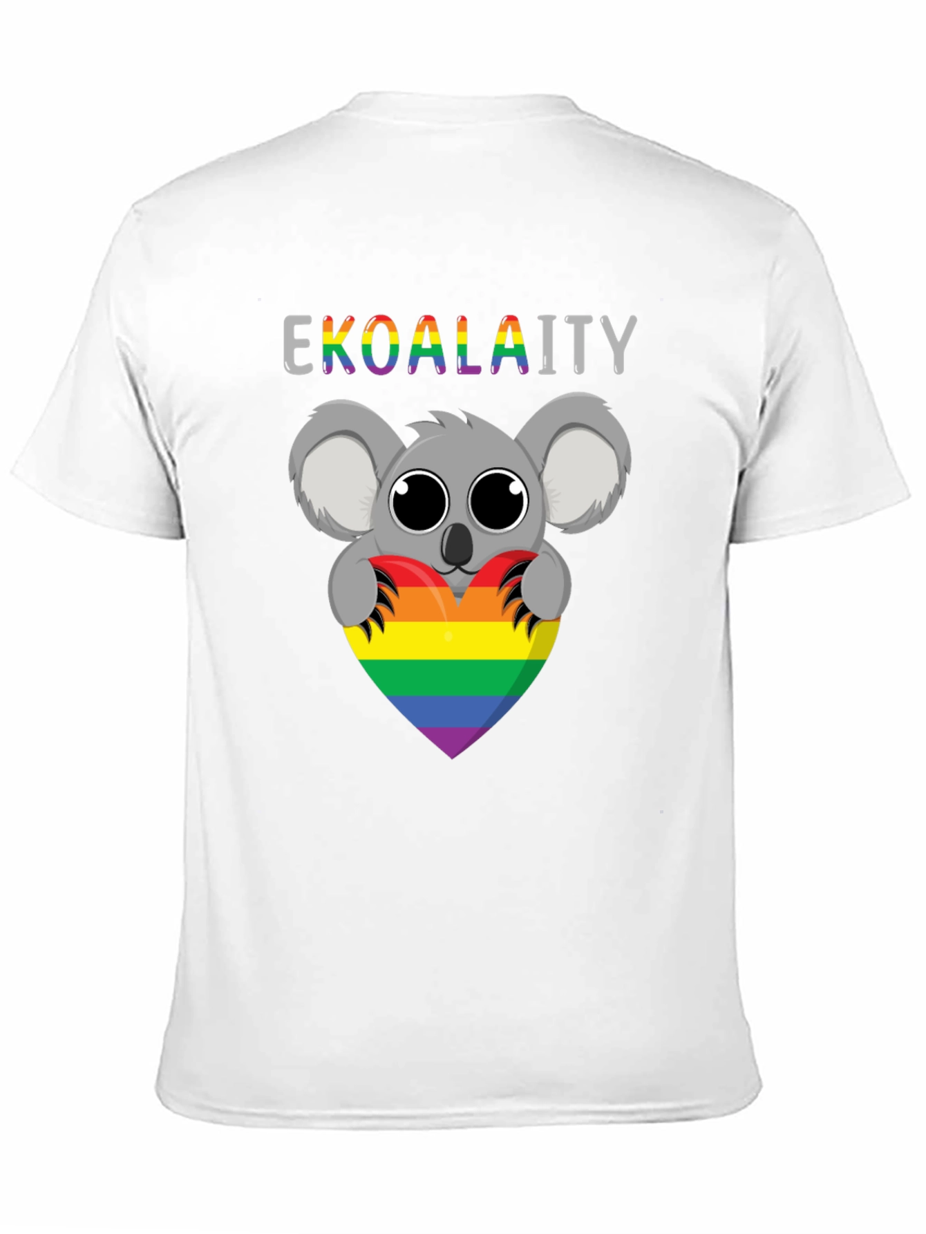 EKOALAITY Rainbow Heart Tee