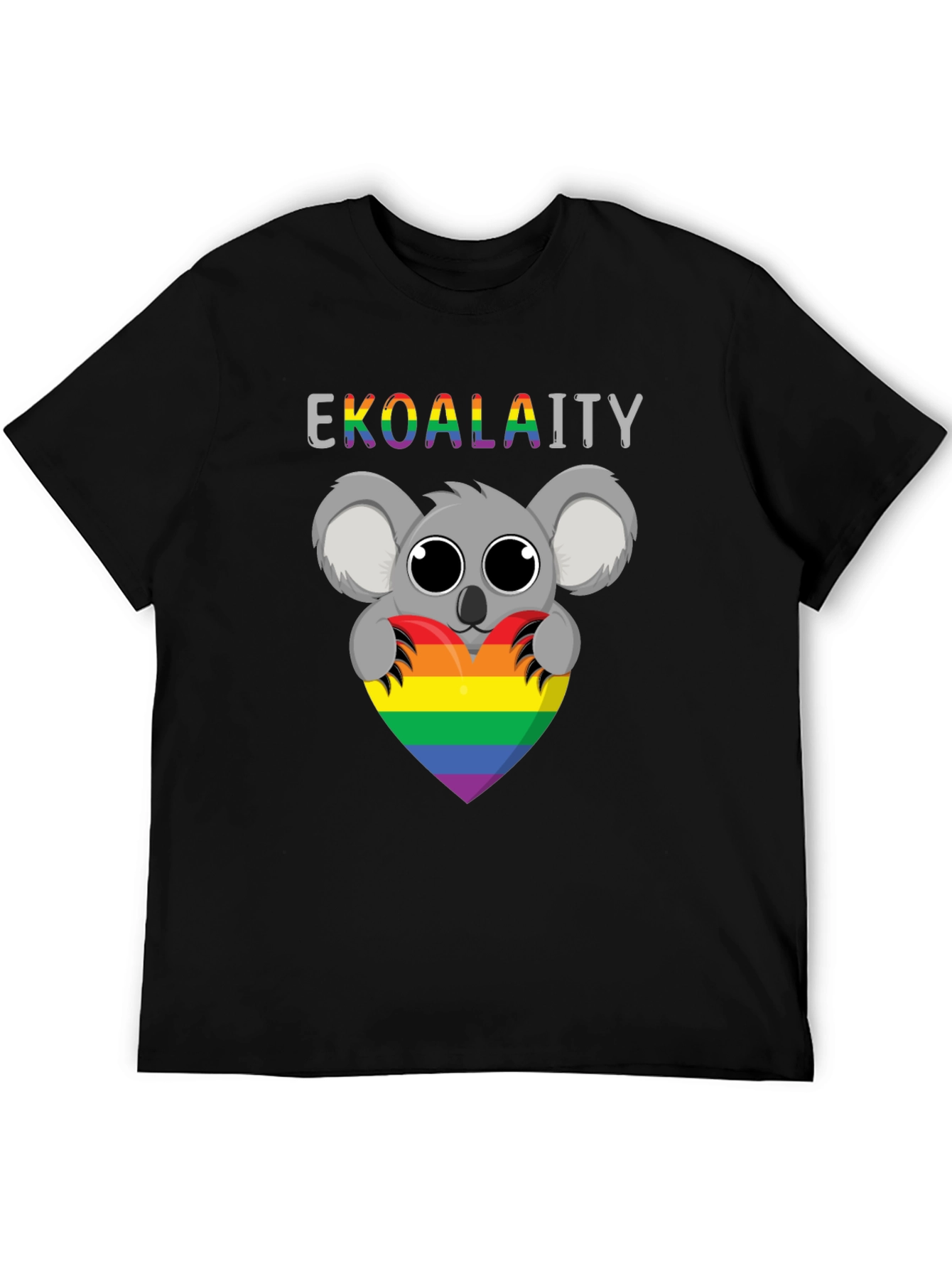 EKOALAITY Rainbow Heart Tee