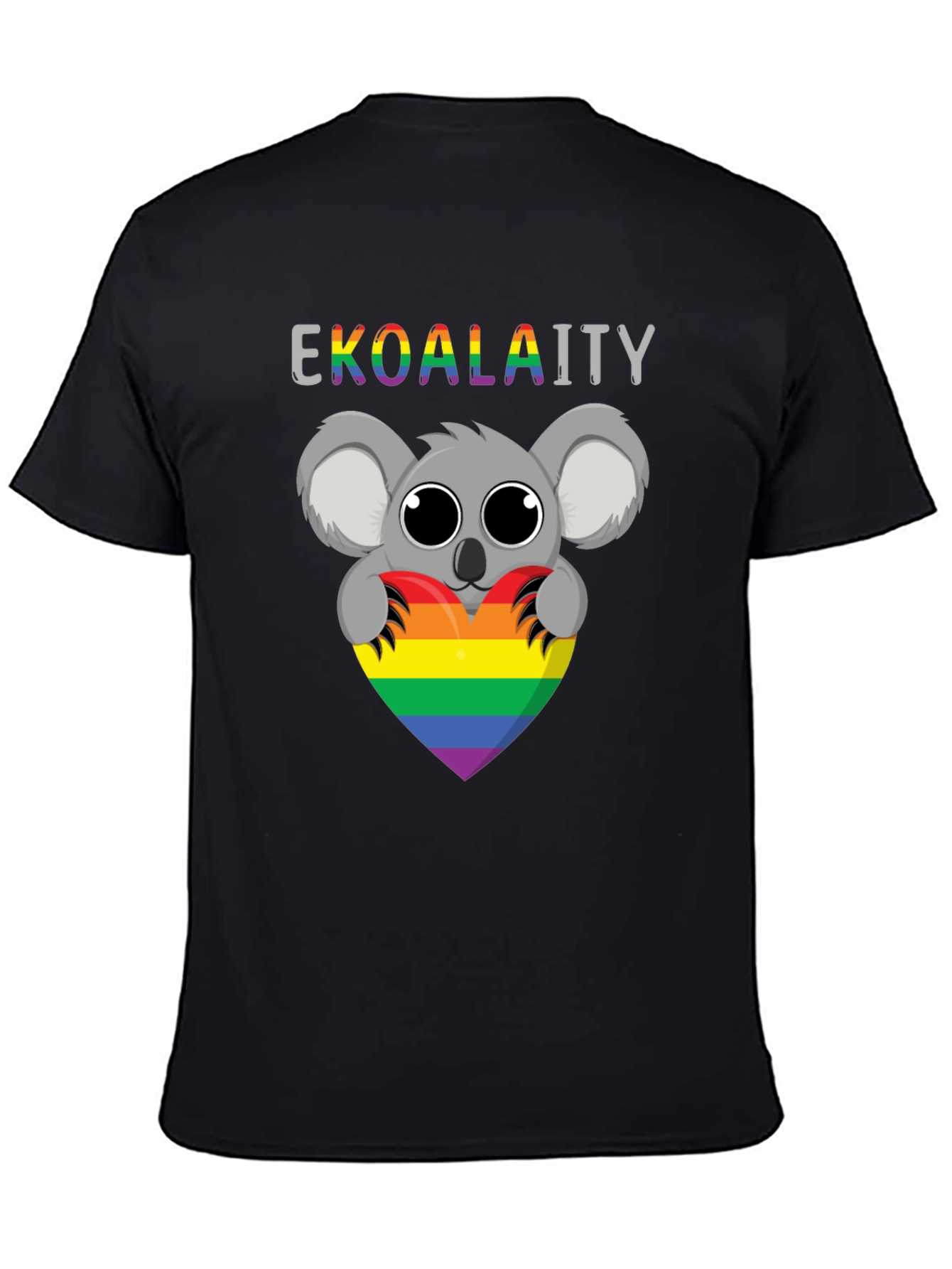 EKOALAITY Rainbow Heart Tee