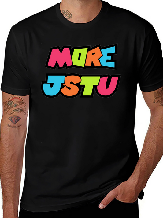 More JSTU Graphic T-Shirt - Bold & Colorful Design