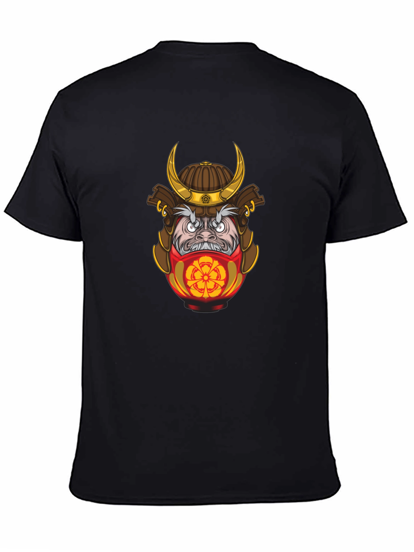 Samurai Daruma Graphic Tee - Cool Casual Style