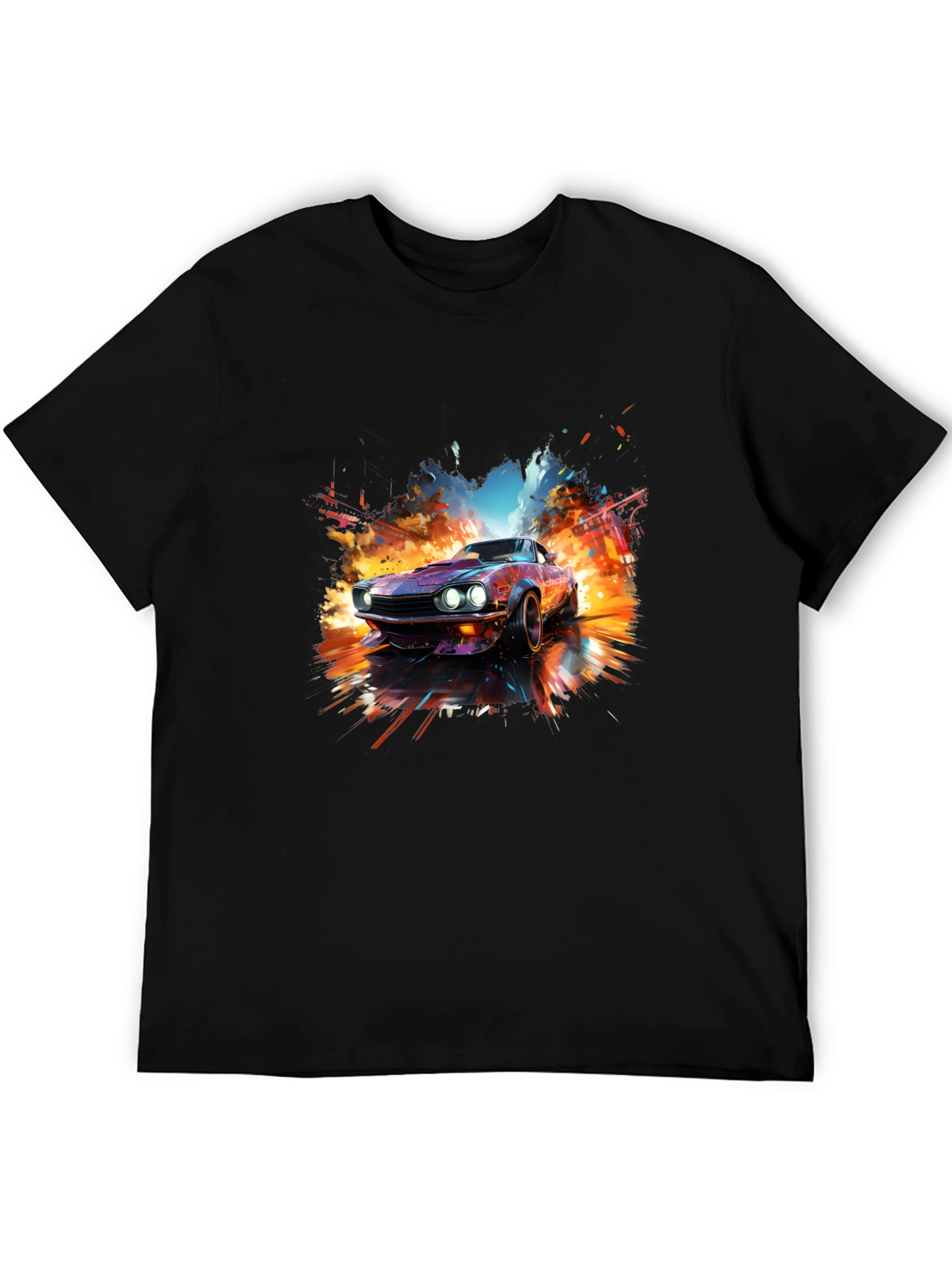 Retro Car Graphic Tee - Cool Automotive T-Shirt