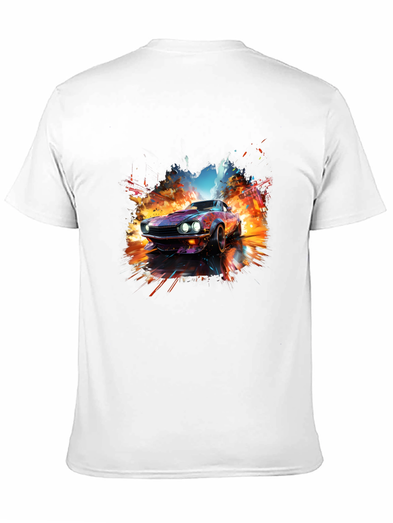 Retro Car Graphic Tee - Cool Automotive T-Shirt