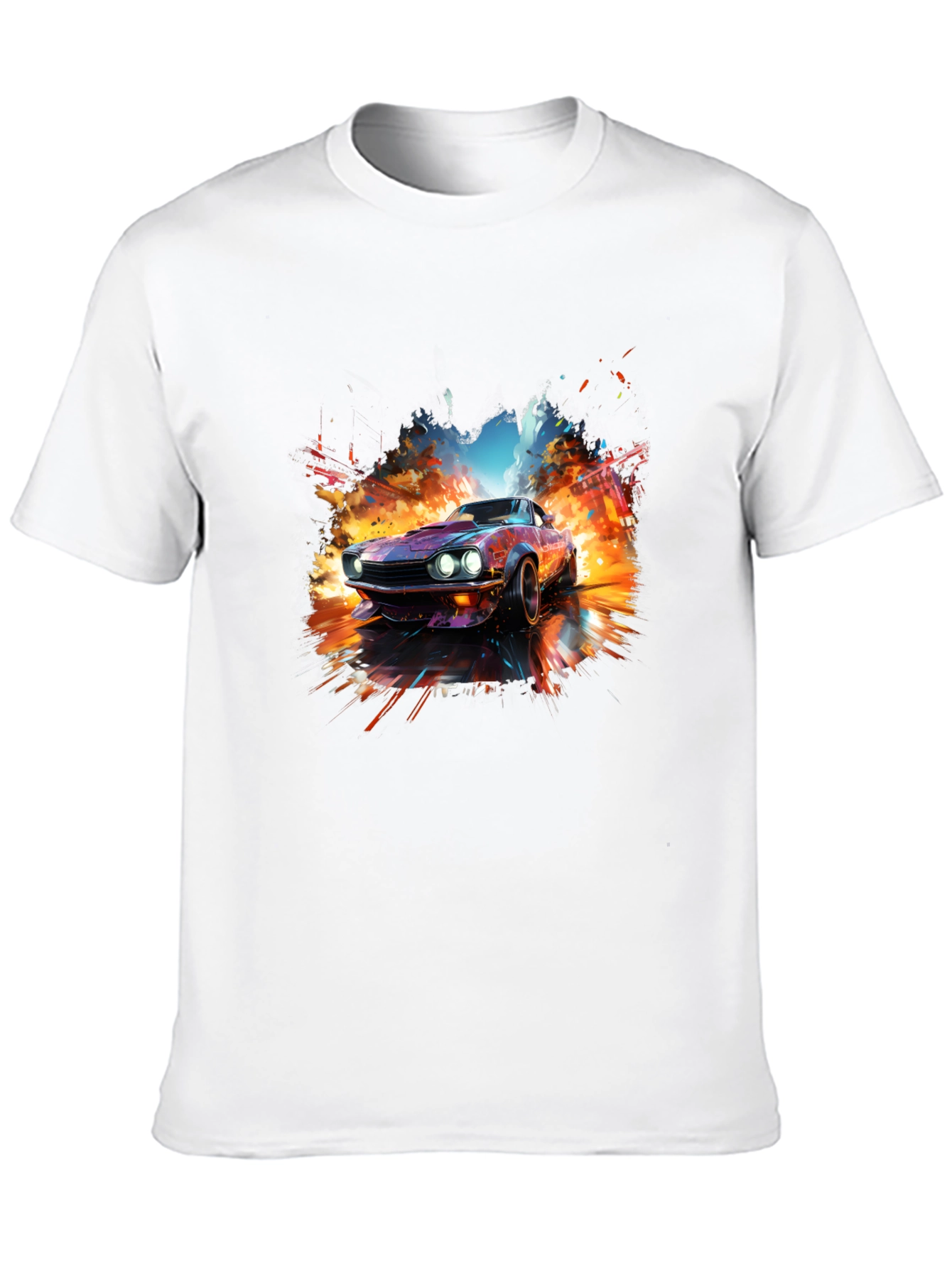 Retro Car Graphic Tee - Cool Automotive T-Shirt