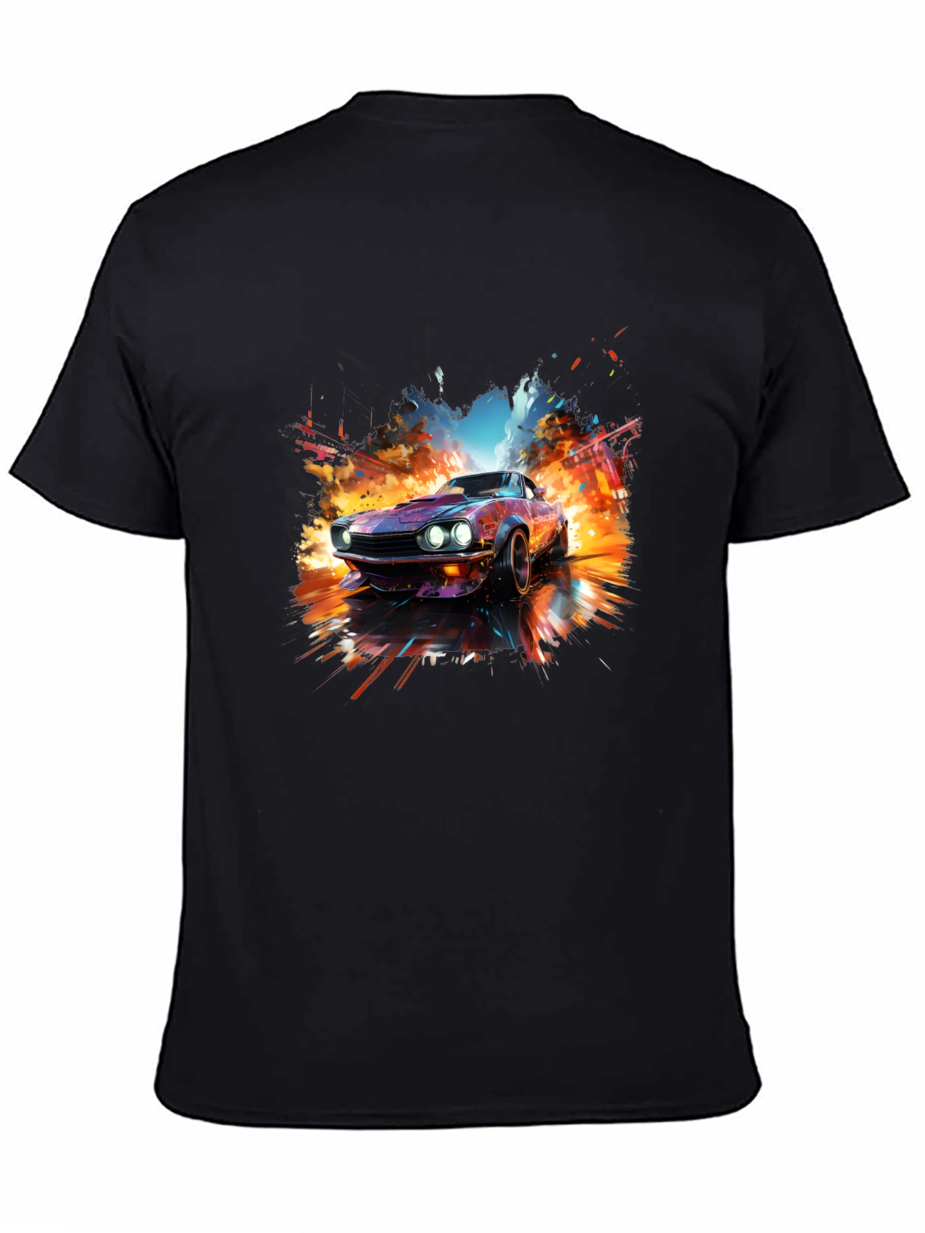 Retro Car Graphic Tee - Cool Automotive T-Shirt