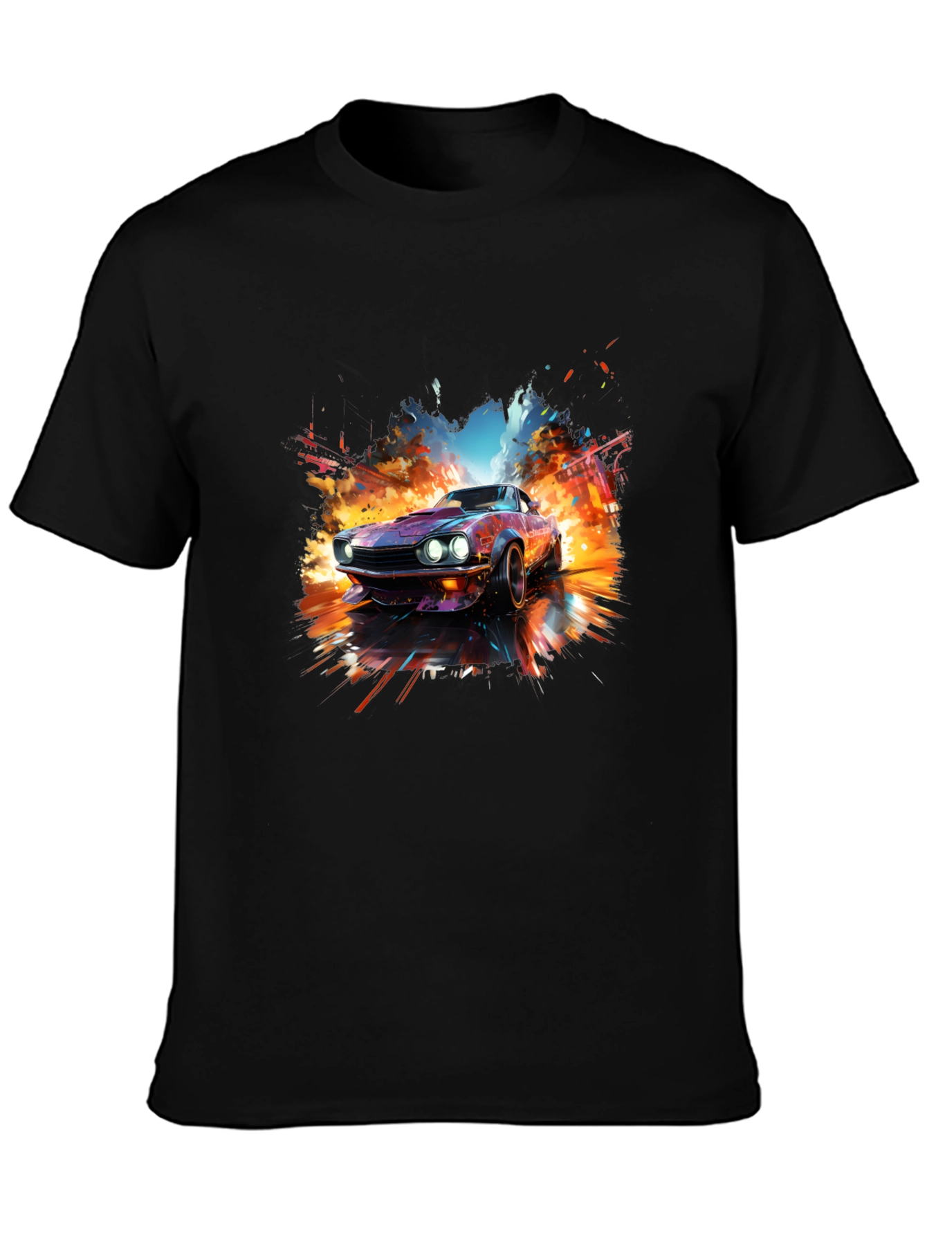 Retro Car Graphic Tee - Cool Automotive T-Shirt