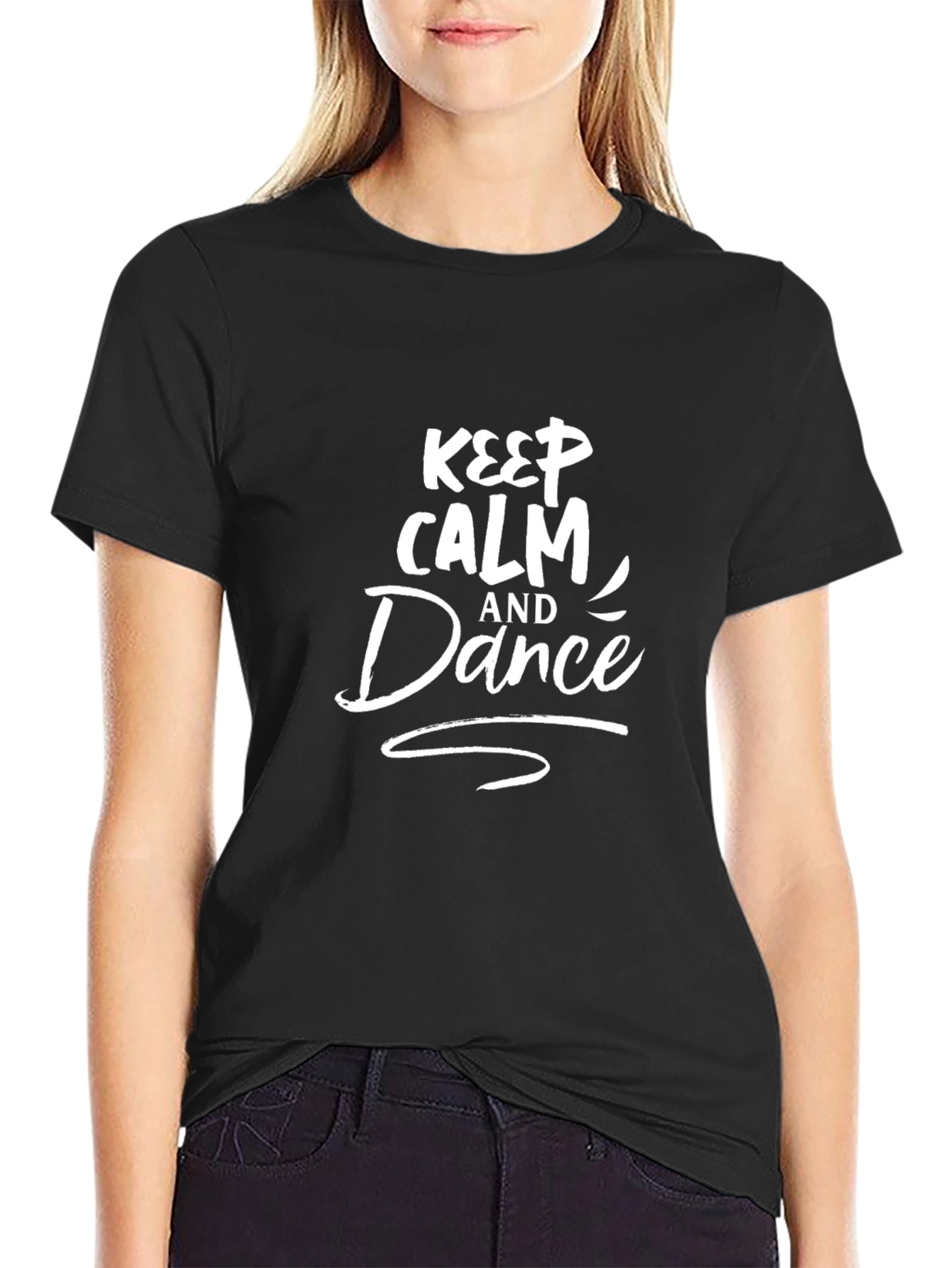 Keep Calm and Dance Graphic T-Shirt