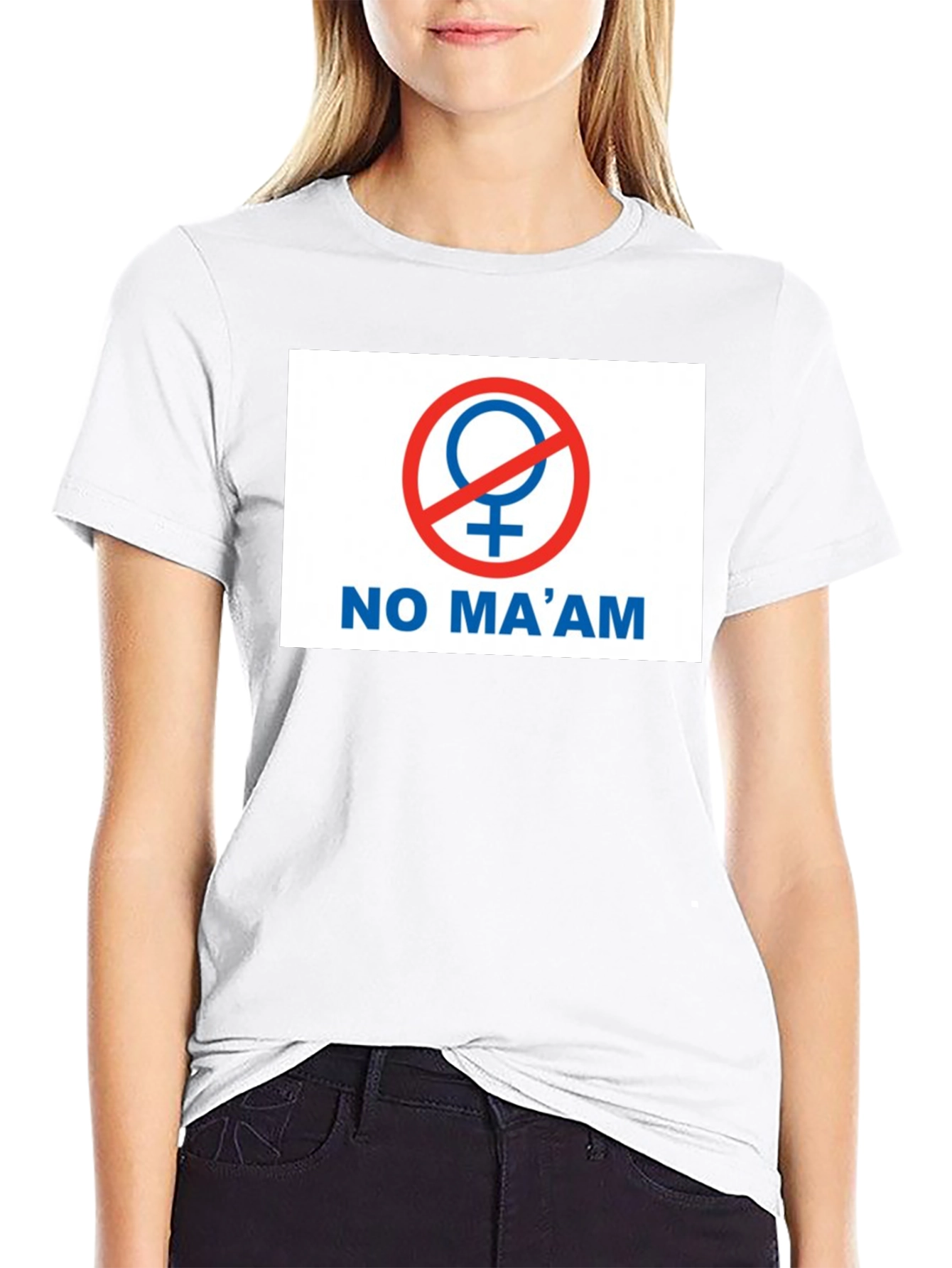 No Maam Graphic T-Shirt