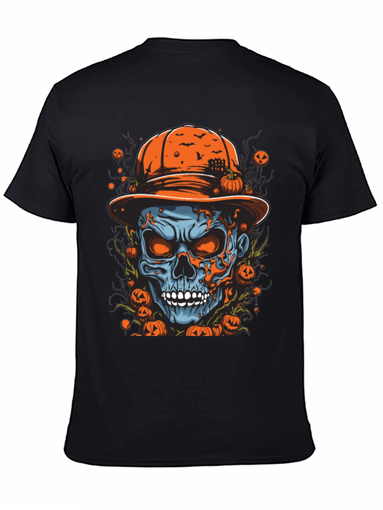 Halloween Skull Graphic Tee