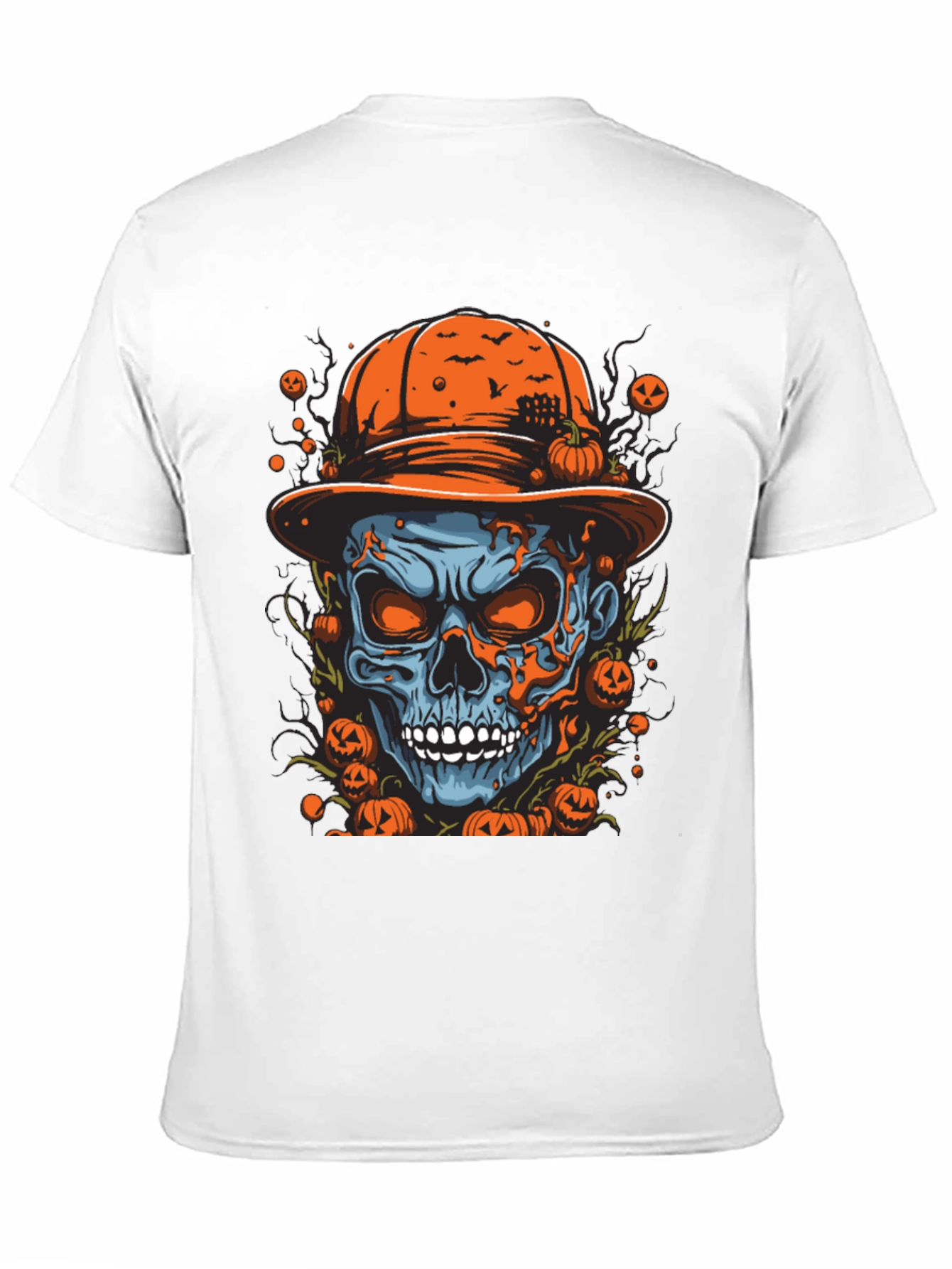 Halloween Skull Graphic Tee