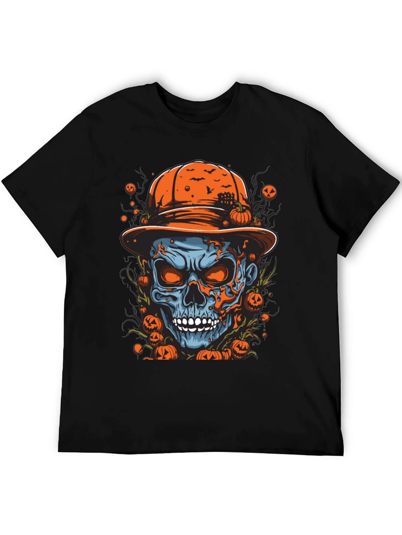 Halloween Skull Graphic Tee