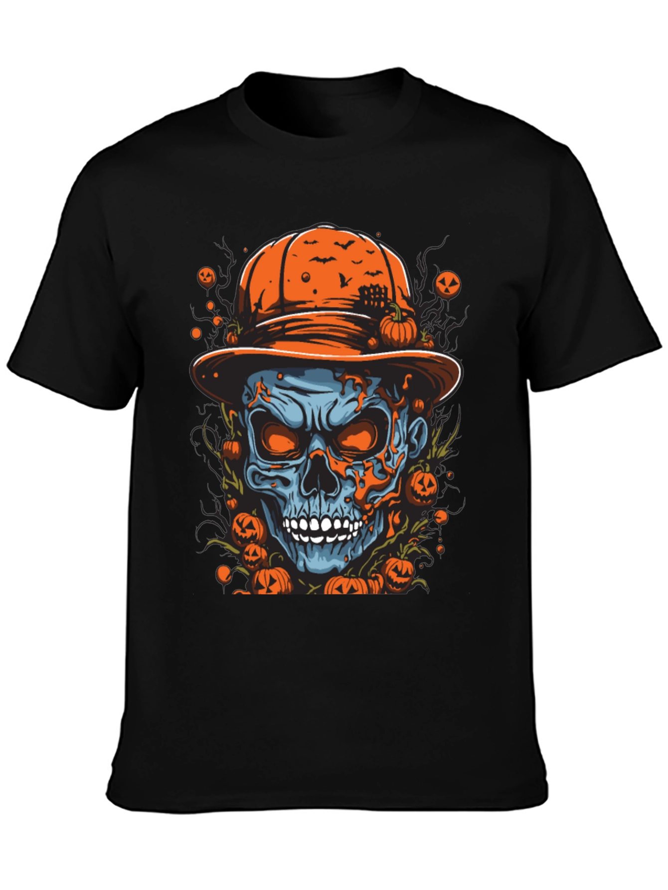Halloween Skull Graphic Tee