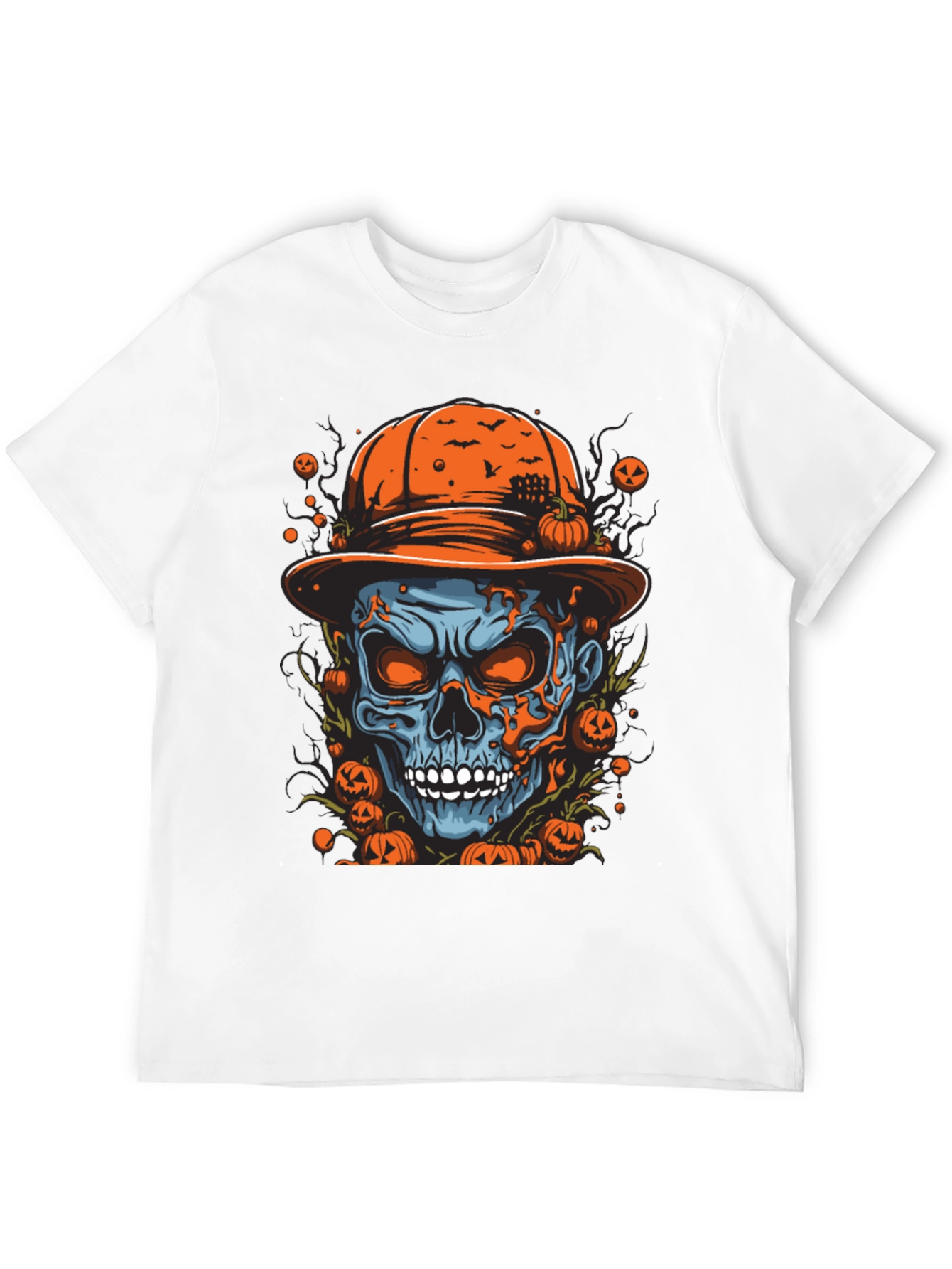 Halloween Skull Graphic Tee