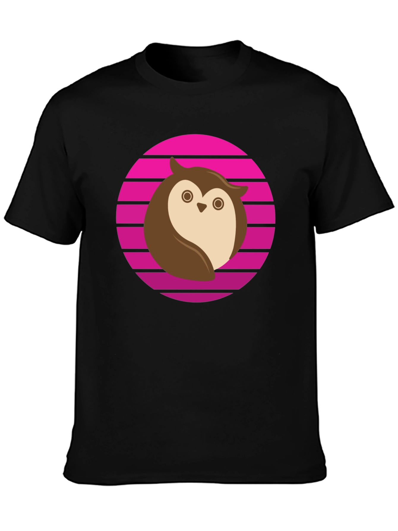 Owl Retro T-Shirt - Cool Graphic Tee