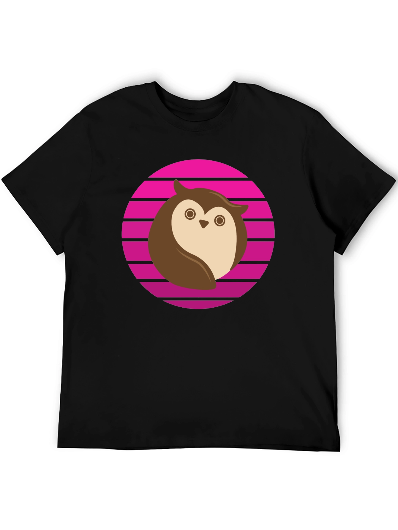 Owl Retro T-Shirt - Cool Graphic Tee