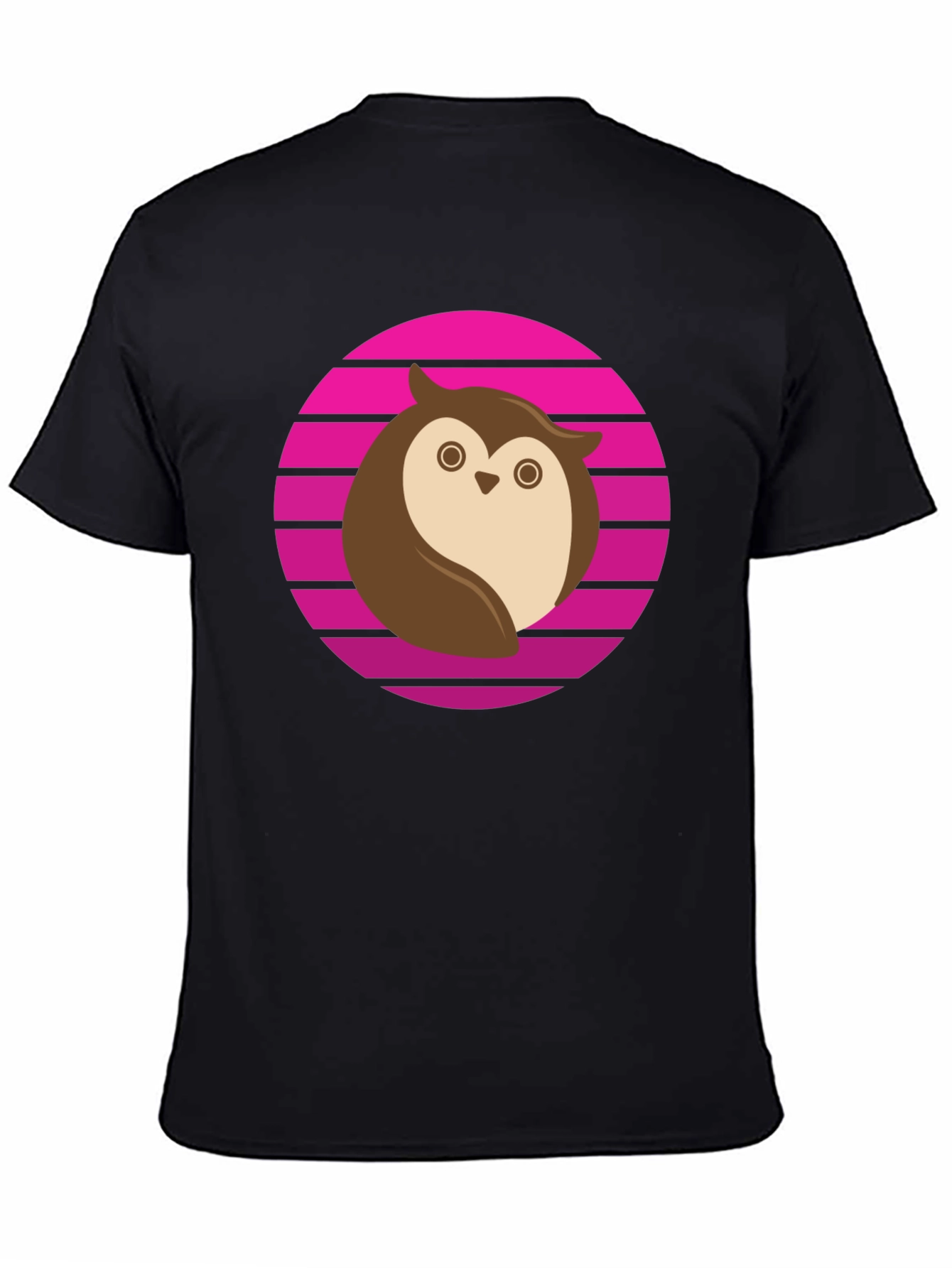 Owl Retro T-Shirt - Cool Graphic Tee