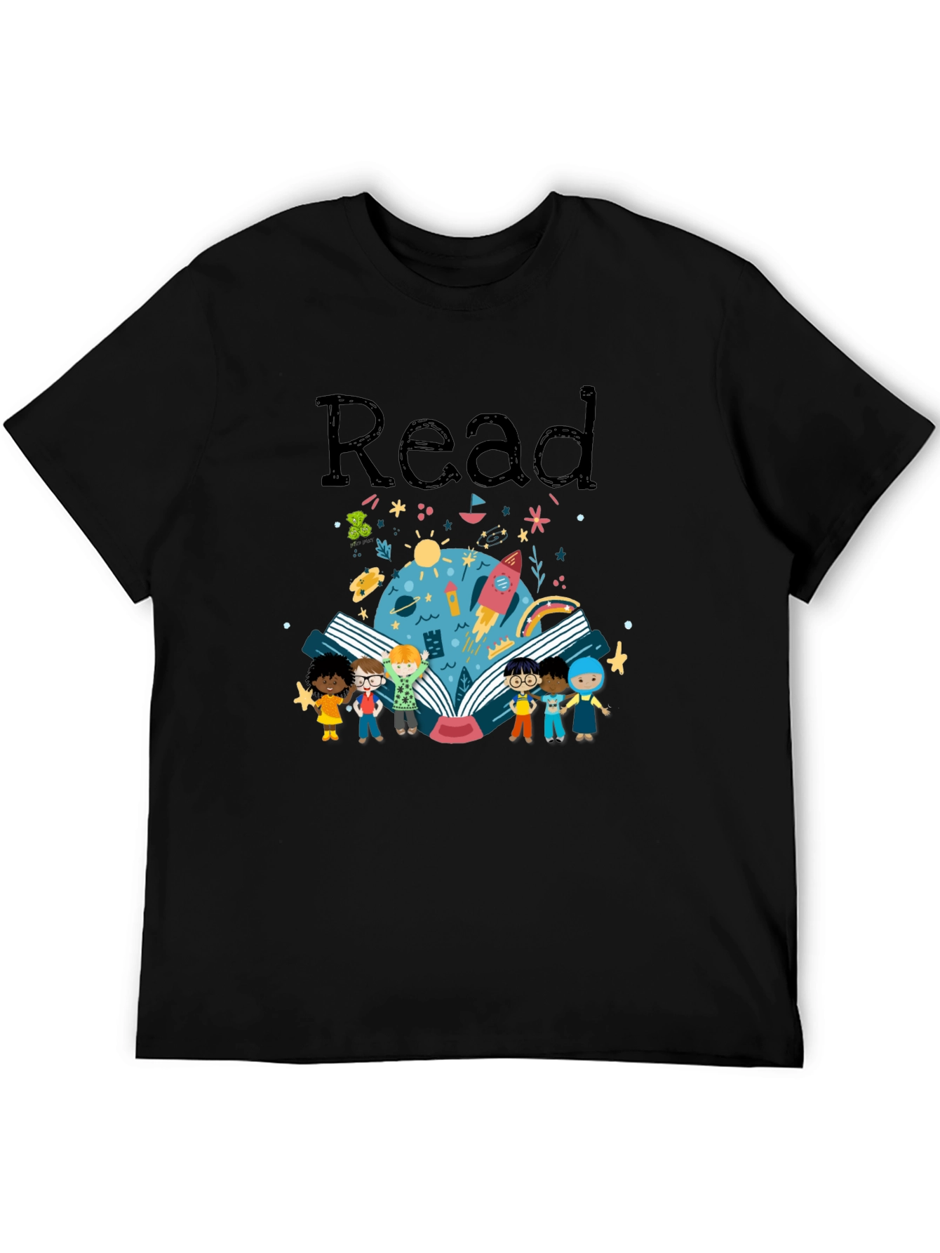 Read Graphic T-Shirt - Black