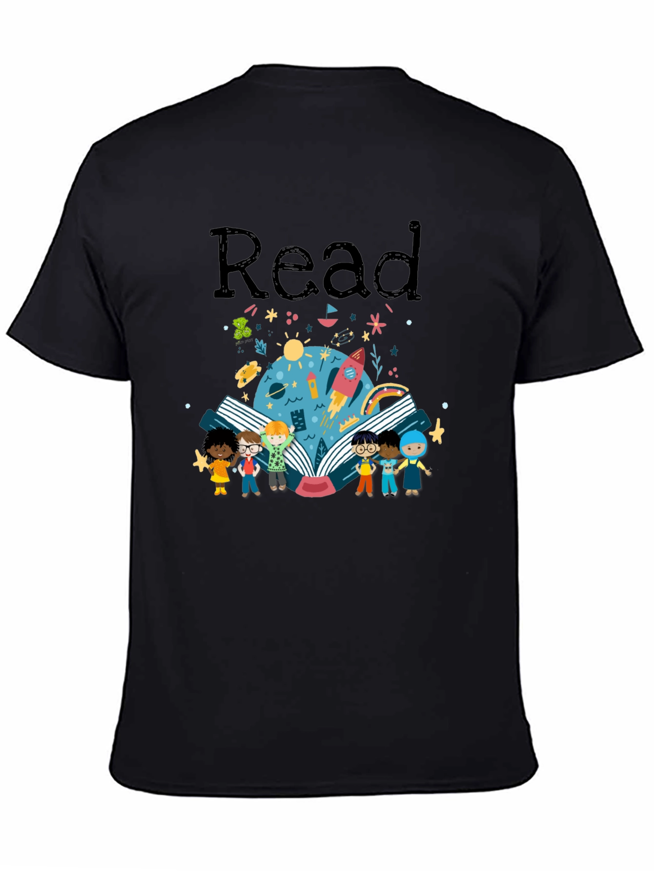 Read Graphic T-Shirt - Black