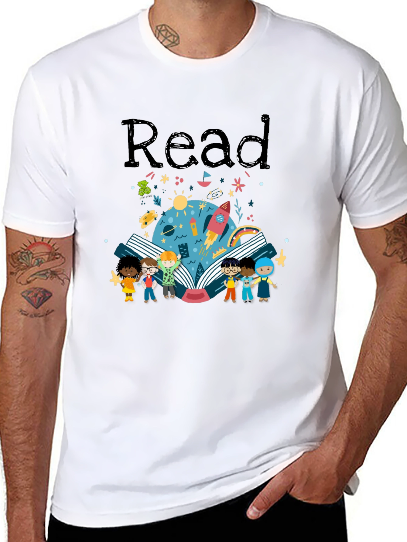 Read Graphic T-Shirt - Black