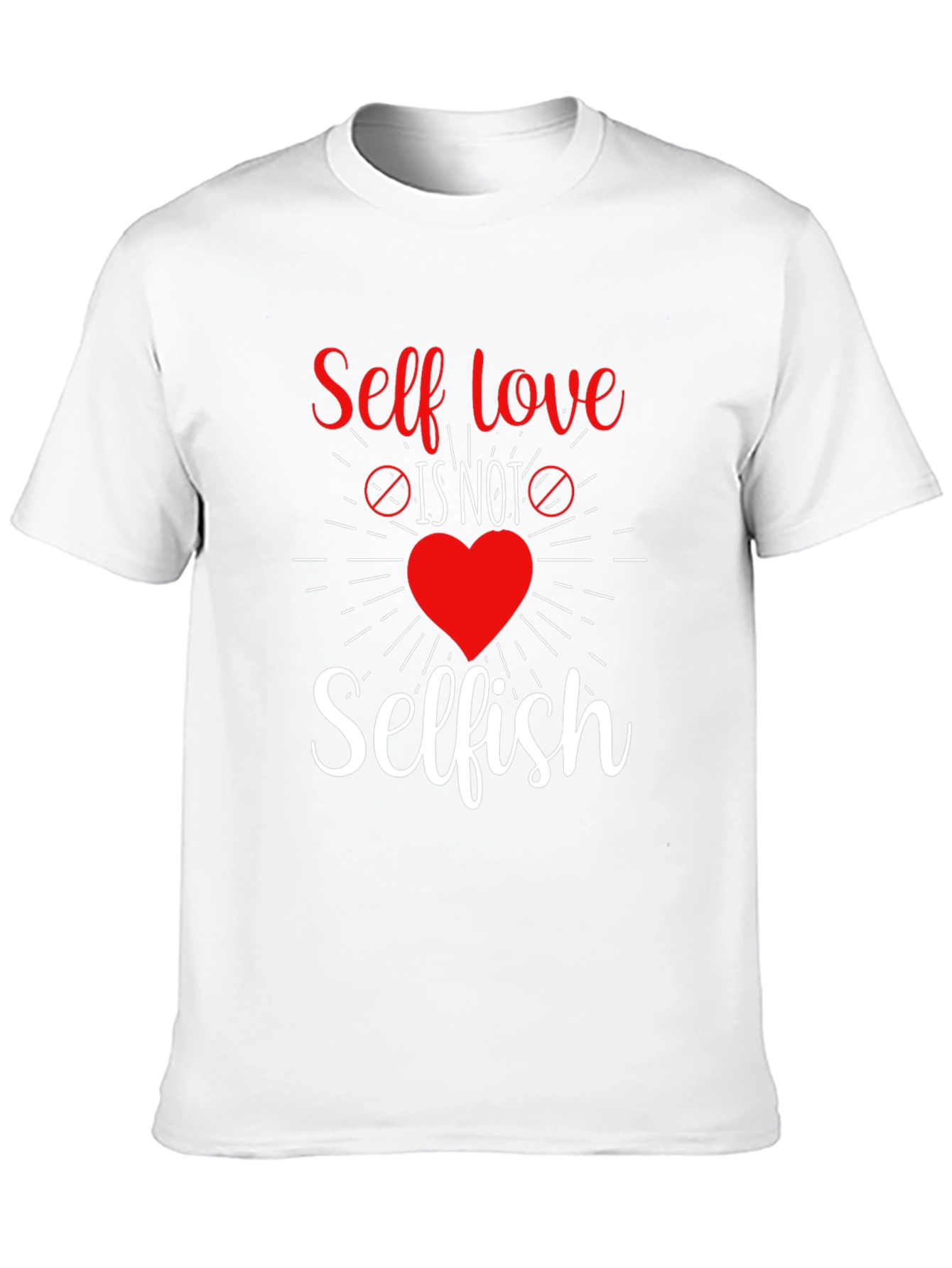 Self Love Graphic Tee - Black Crew Neck