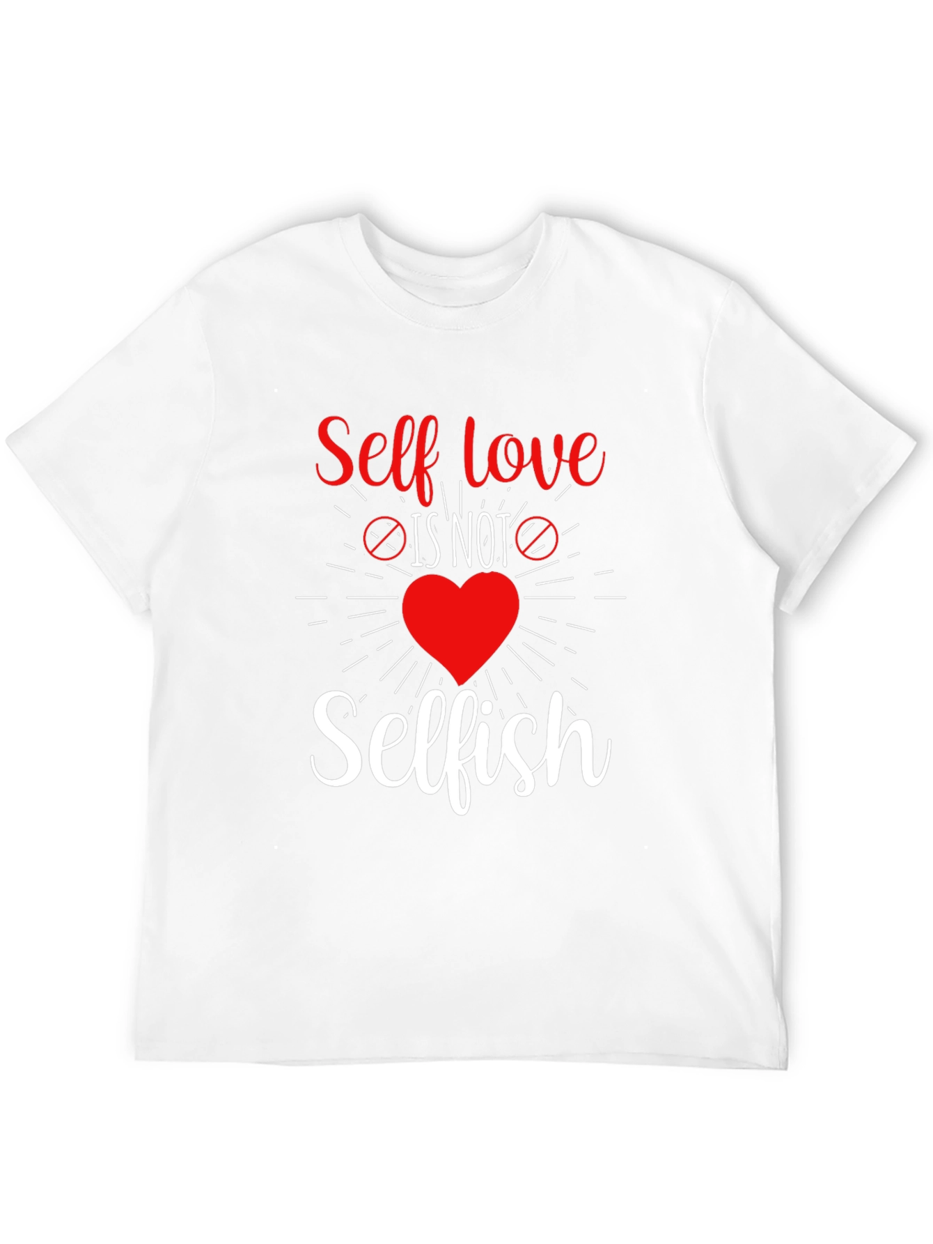 Self Love Graphic Tee - Black Crew Neck