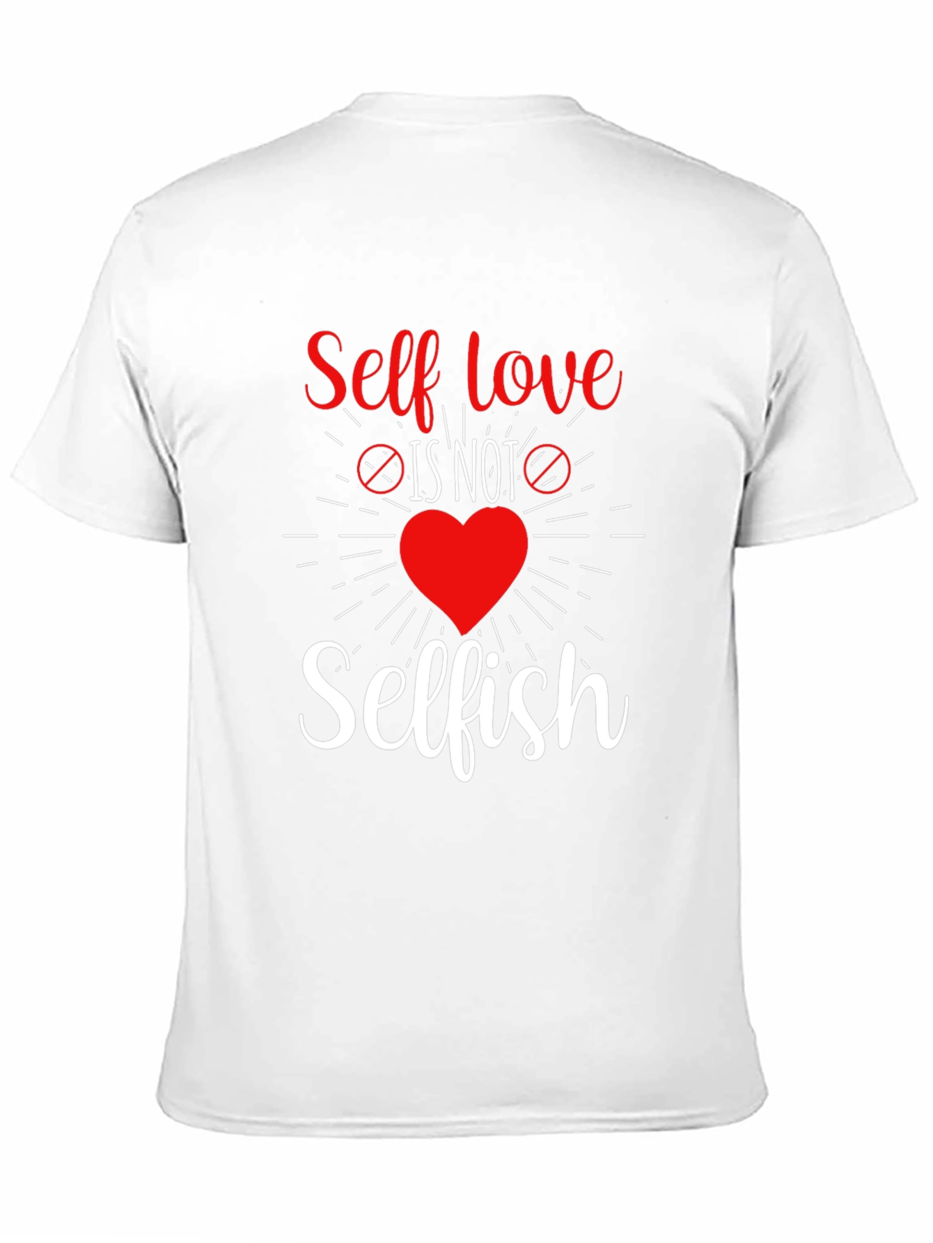 Self Love Graphic Tee - Black Crew Neck