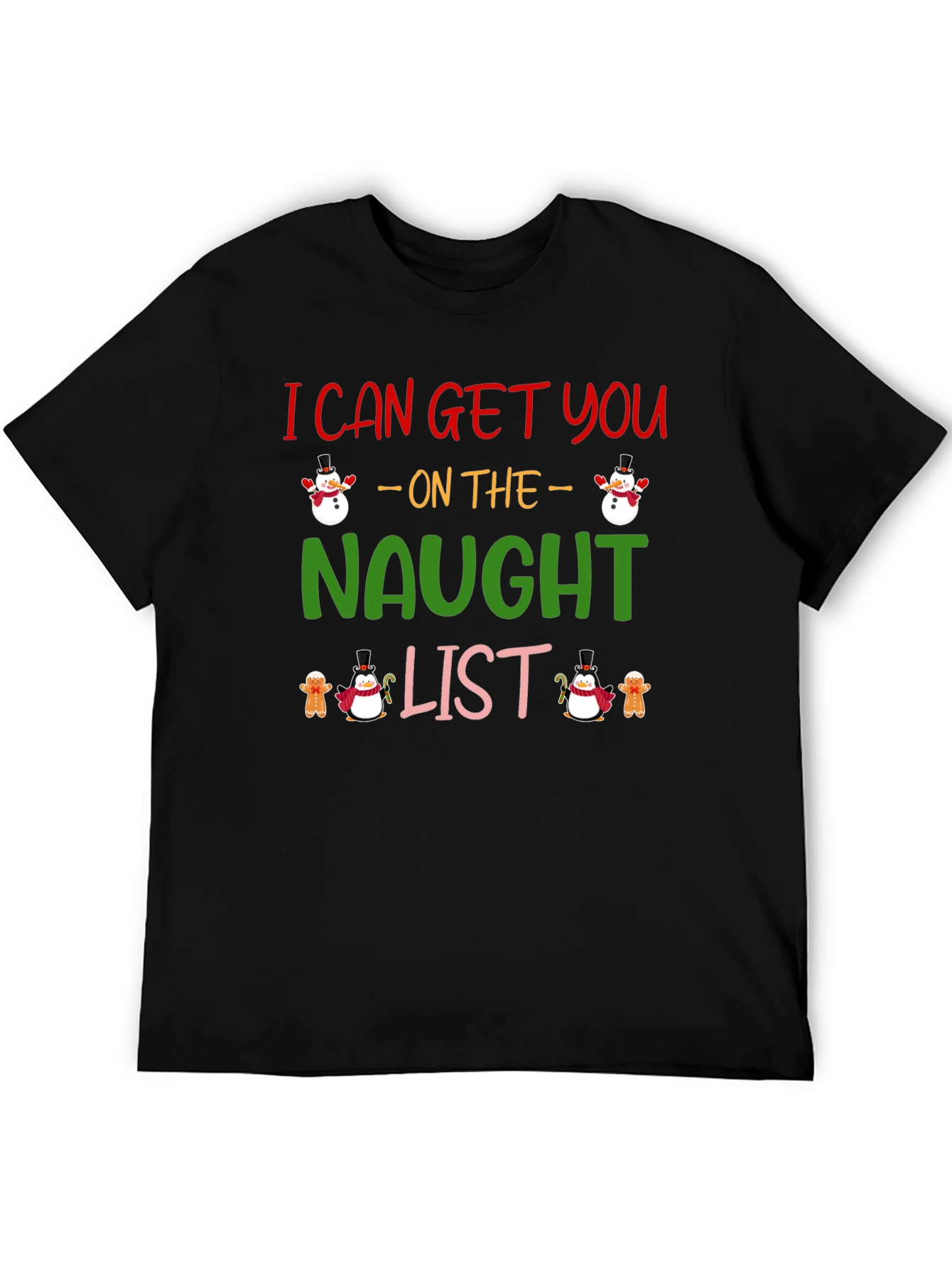 Naughty List Holiday Graphic Tee