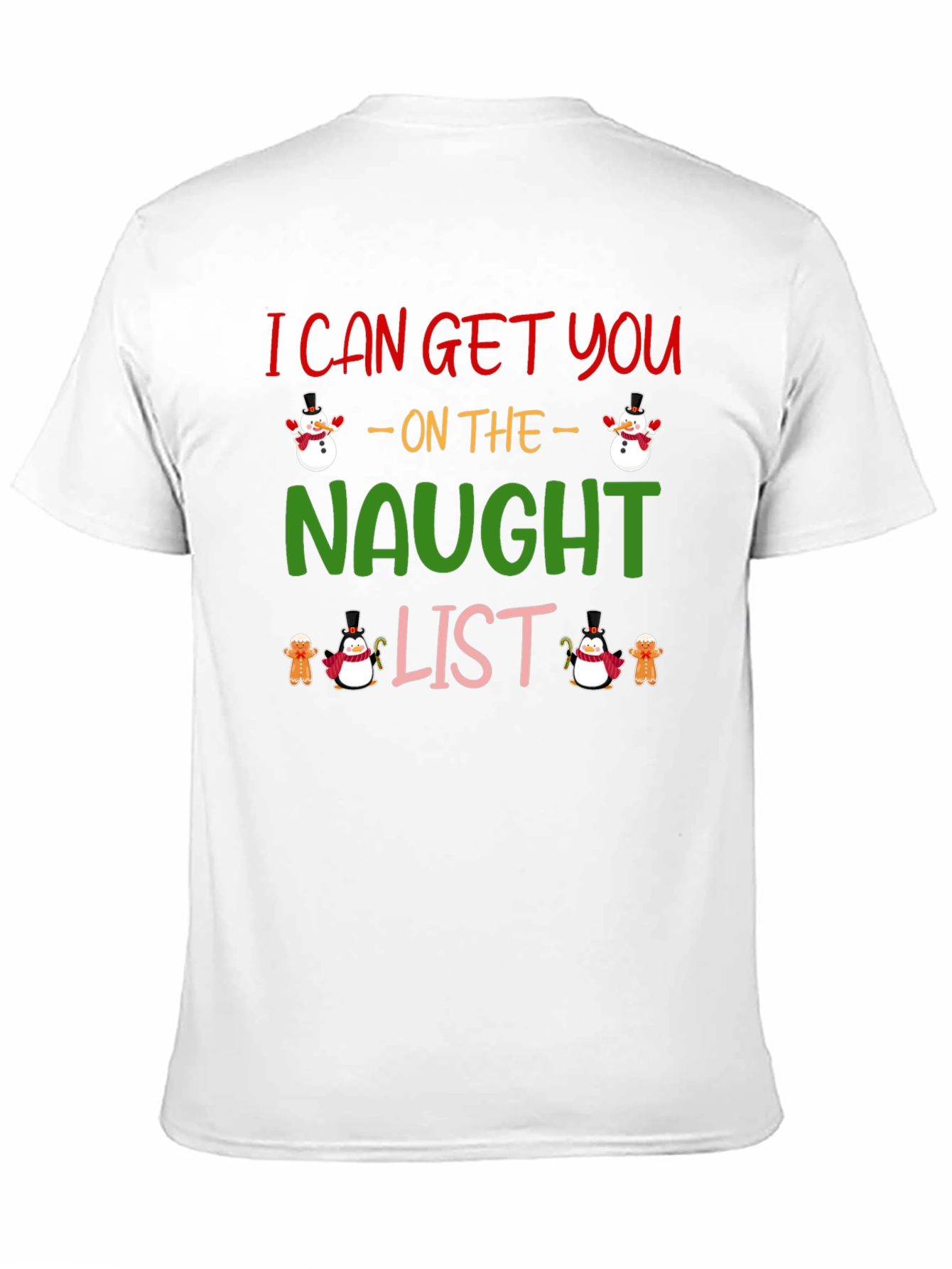 Naughty List Holiday Graphic Tee
