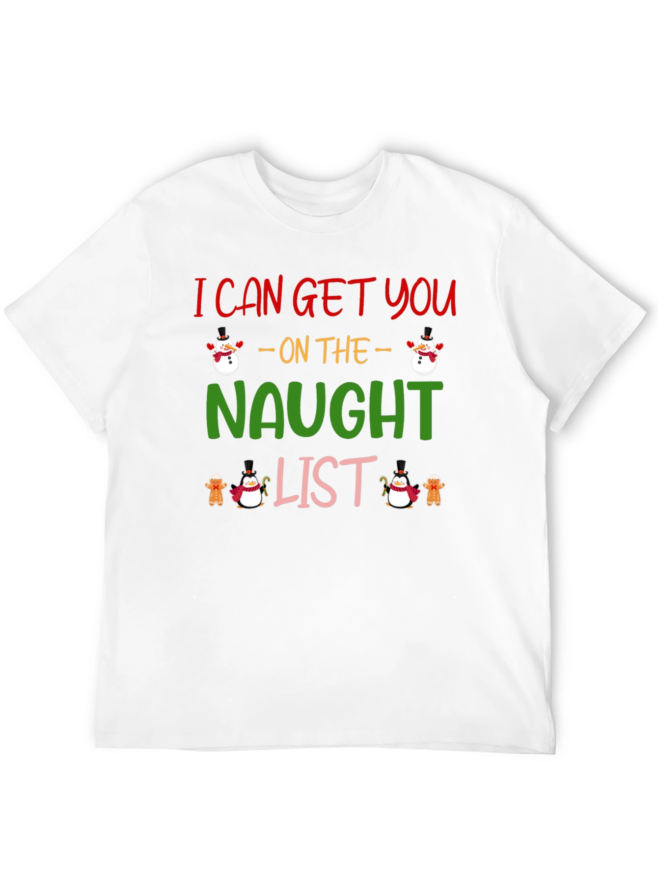 Naughty List Holiday Graphic Tee