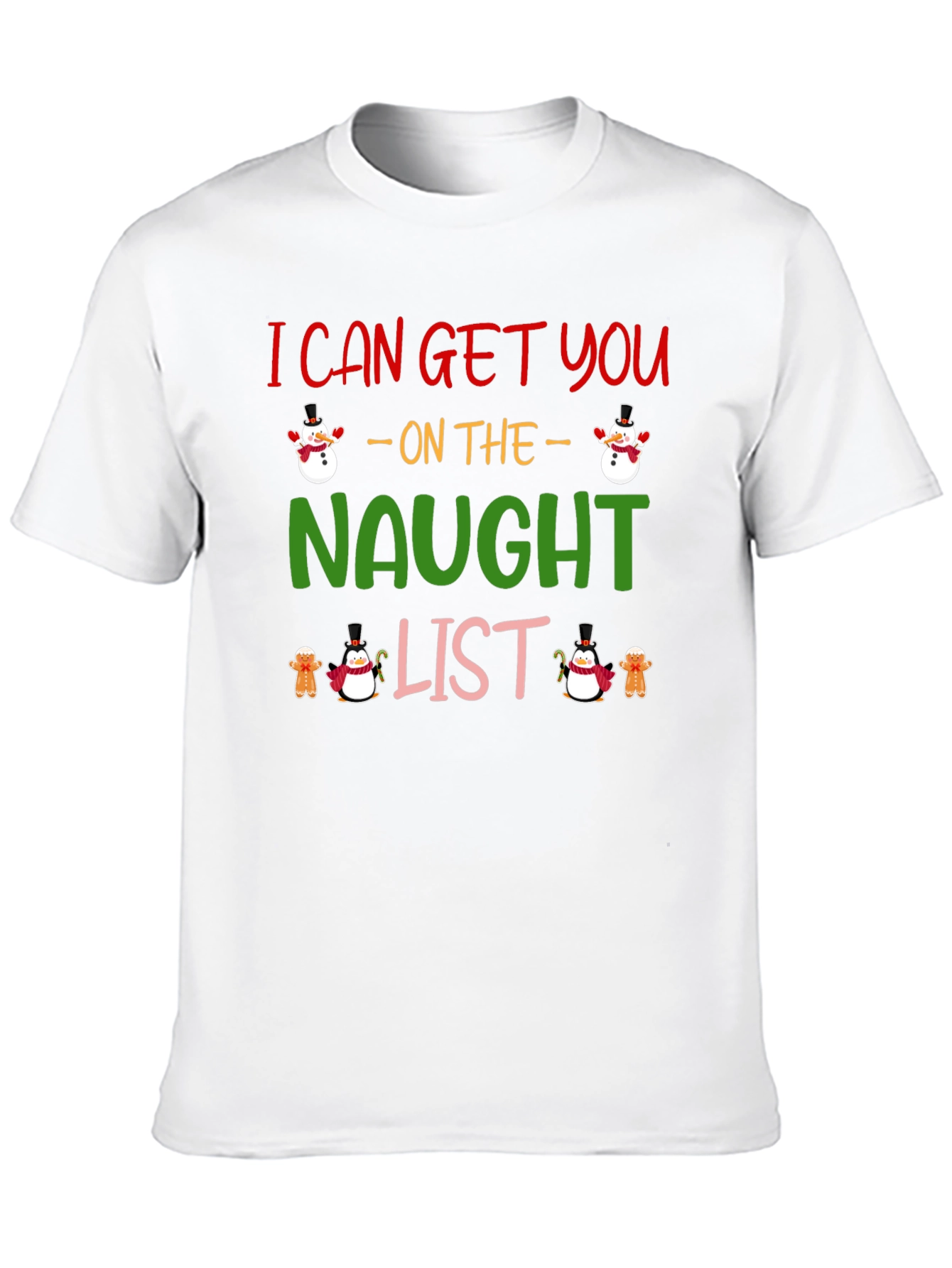 Naughty List Holiday Graphic Tee
