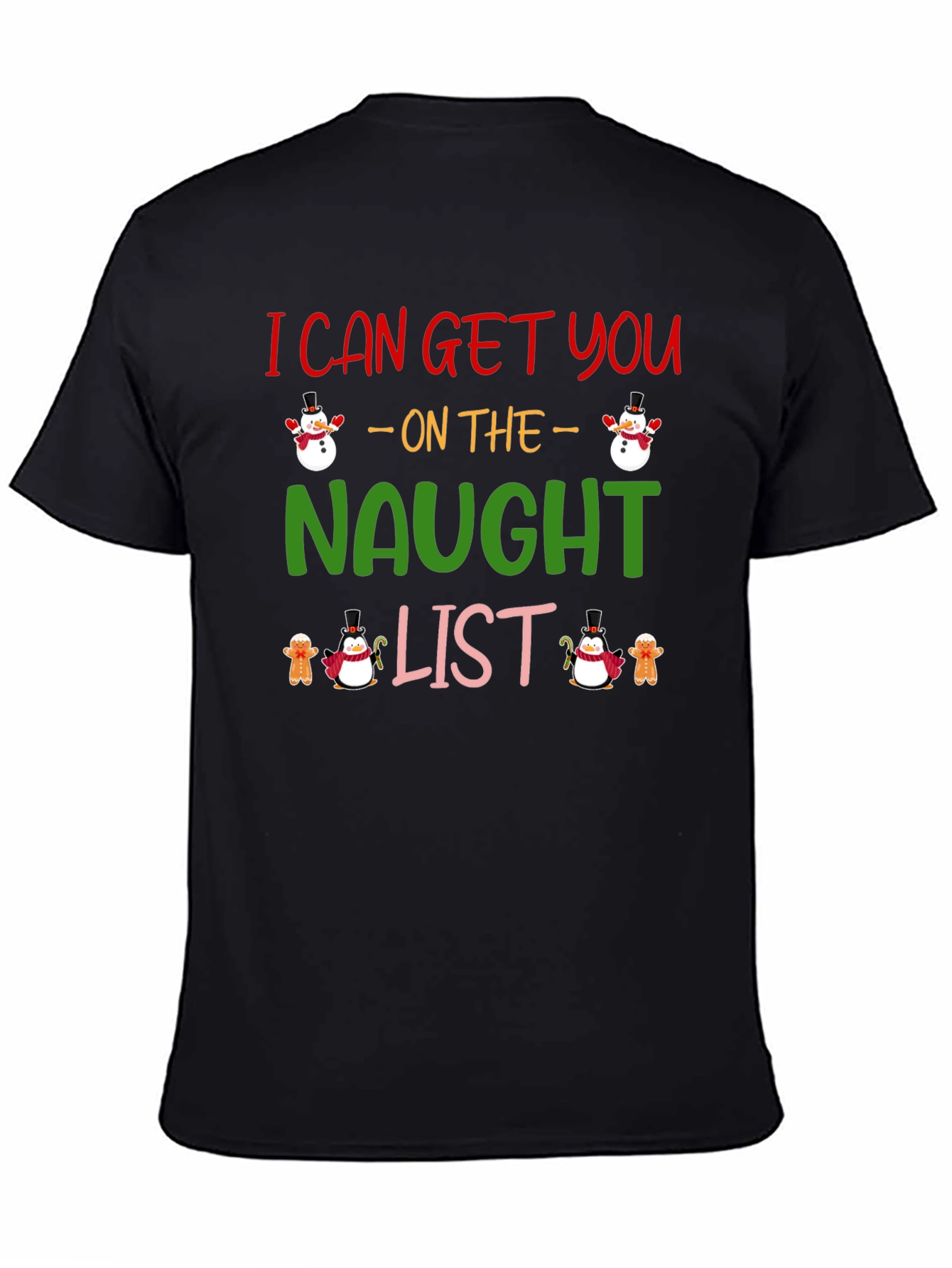Naughty List Holiday Graphic Tee