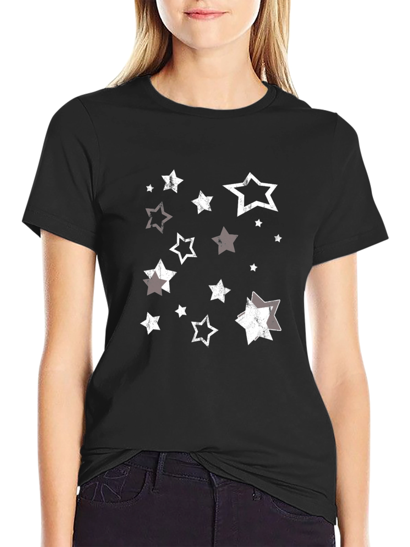 Starry Night Graphic Tee - Soft Cotton