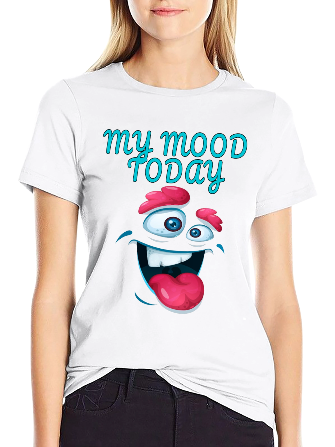 Funny Mood Today Graphic T-Shirt