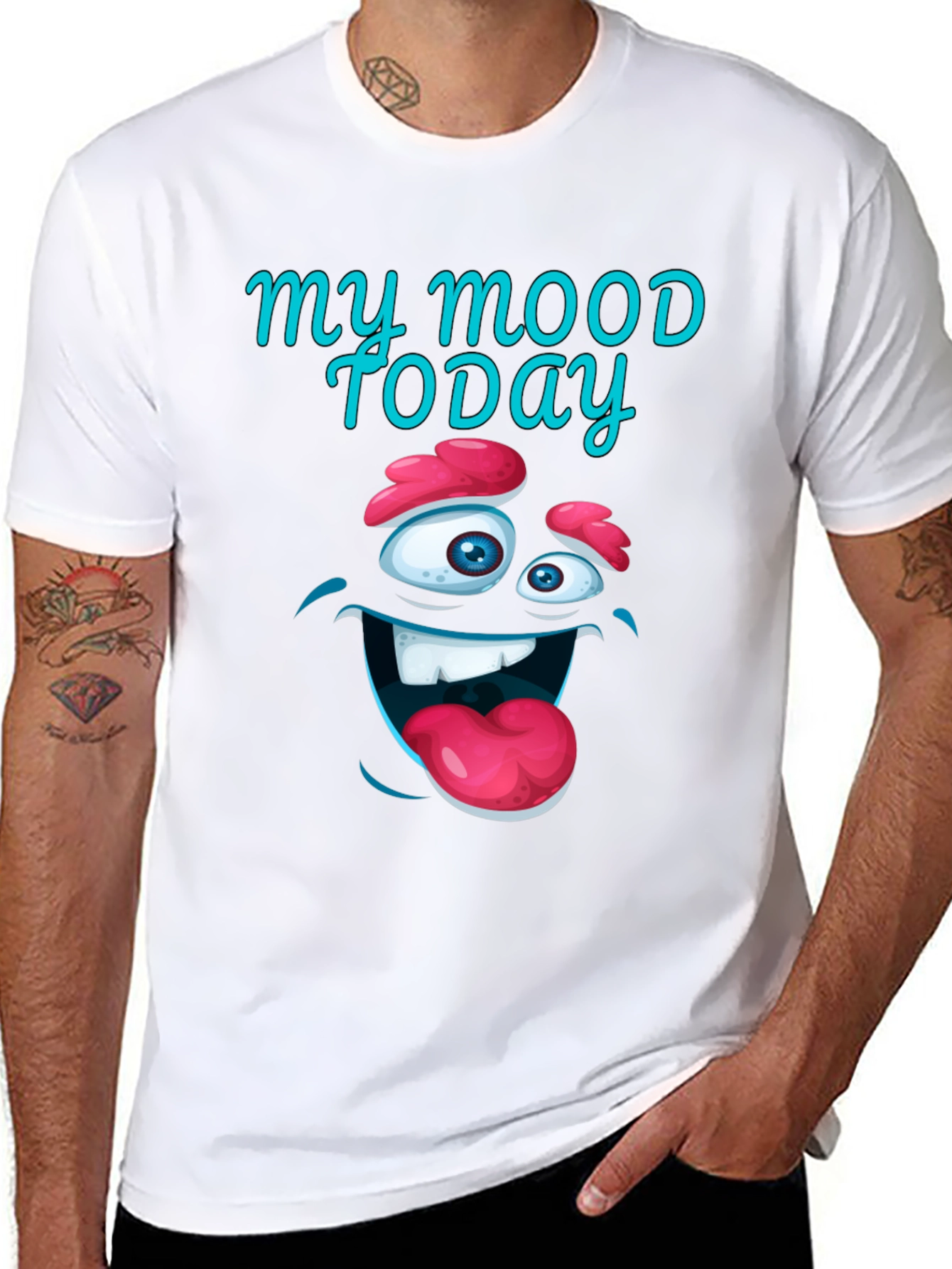 Funny Mood Today Graphic T-Shirt