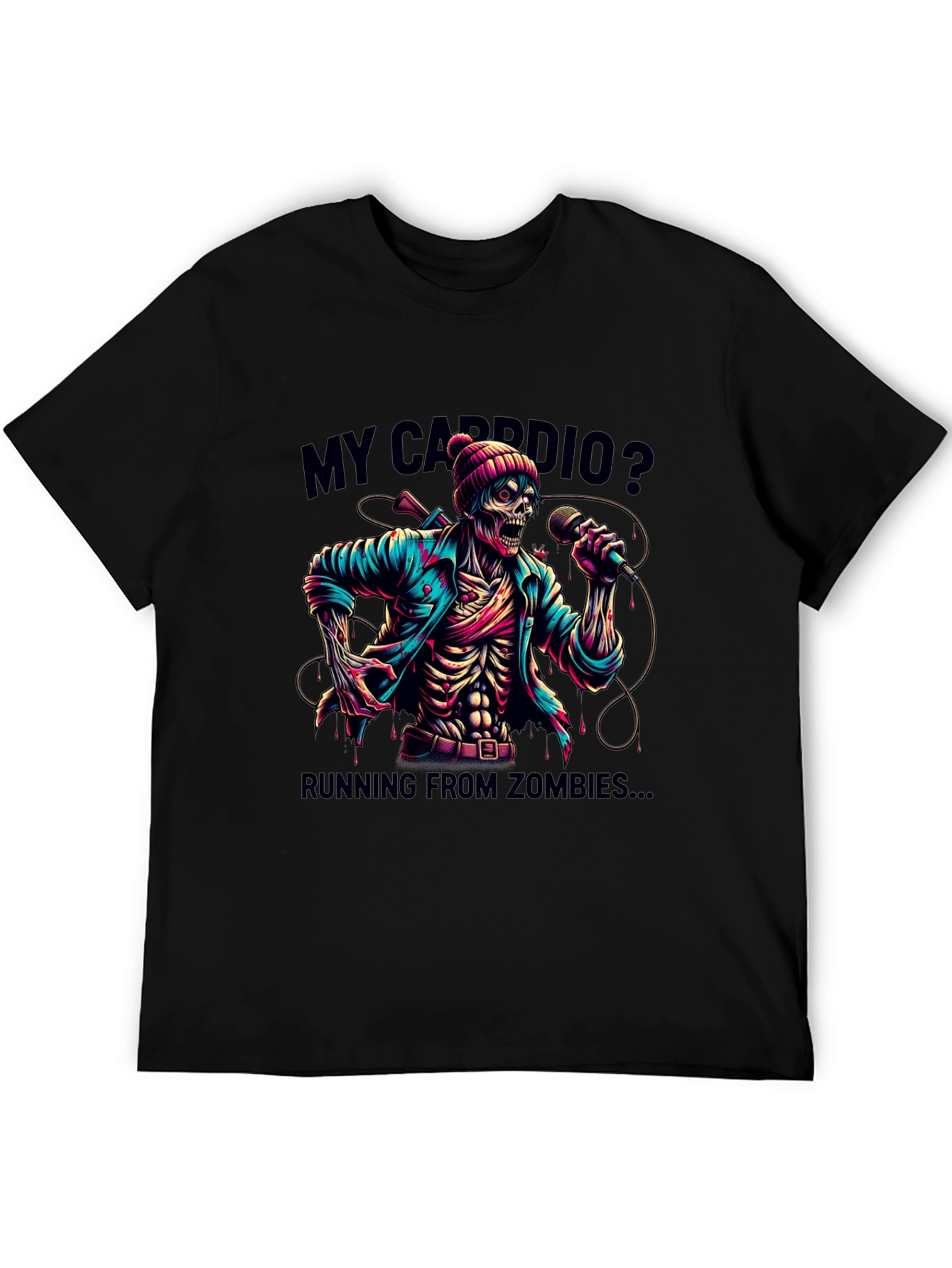 Zombie Cardio T-Shirt - Running from Zombies