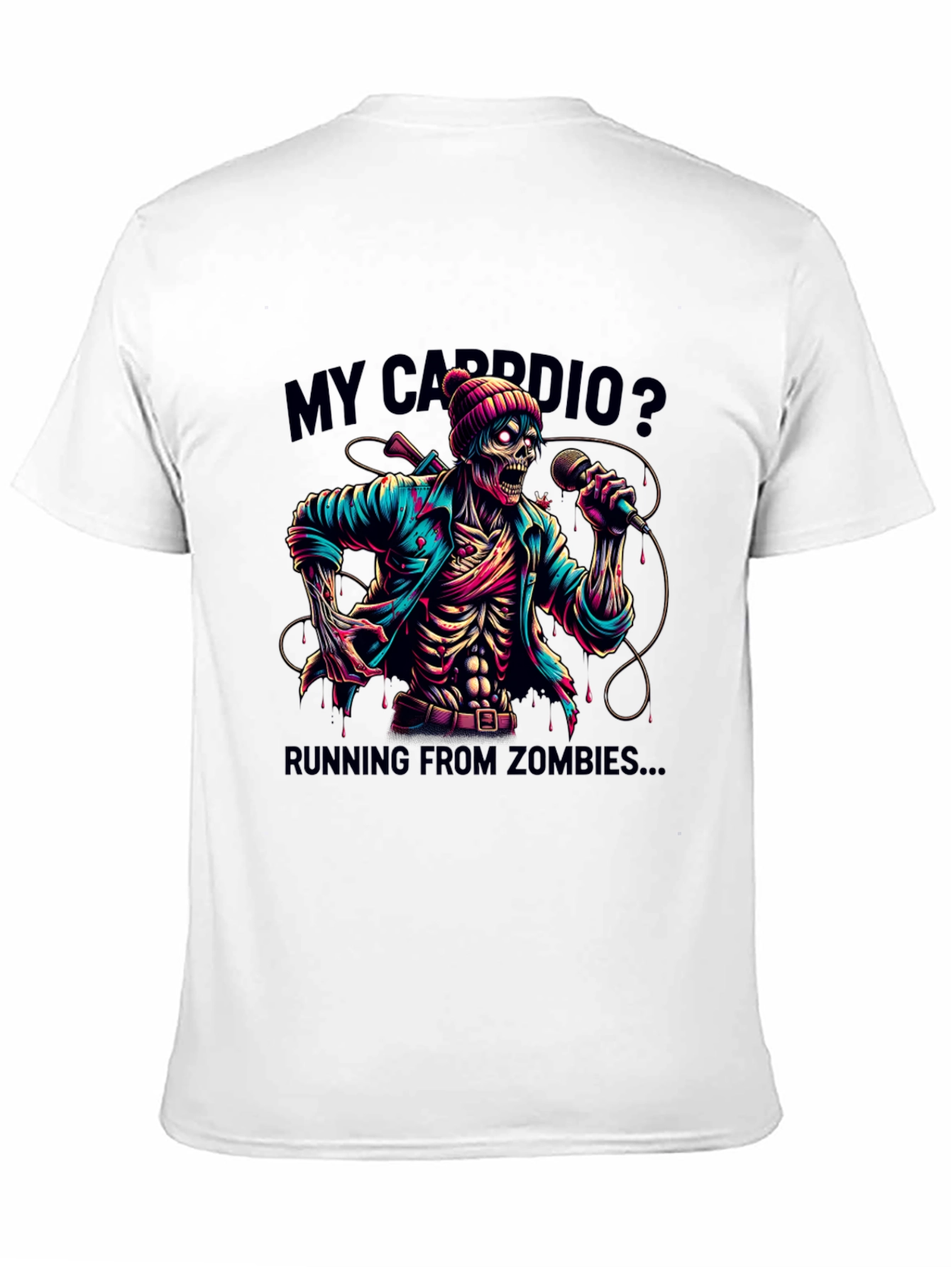 Zombie Cardio T-Shirt - Running from Zombies