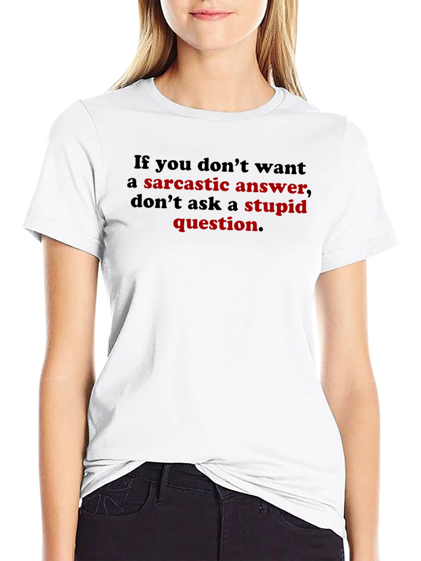 Sarcastic Answer T-Shirt Funny Graphic Tee