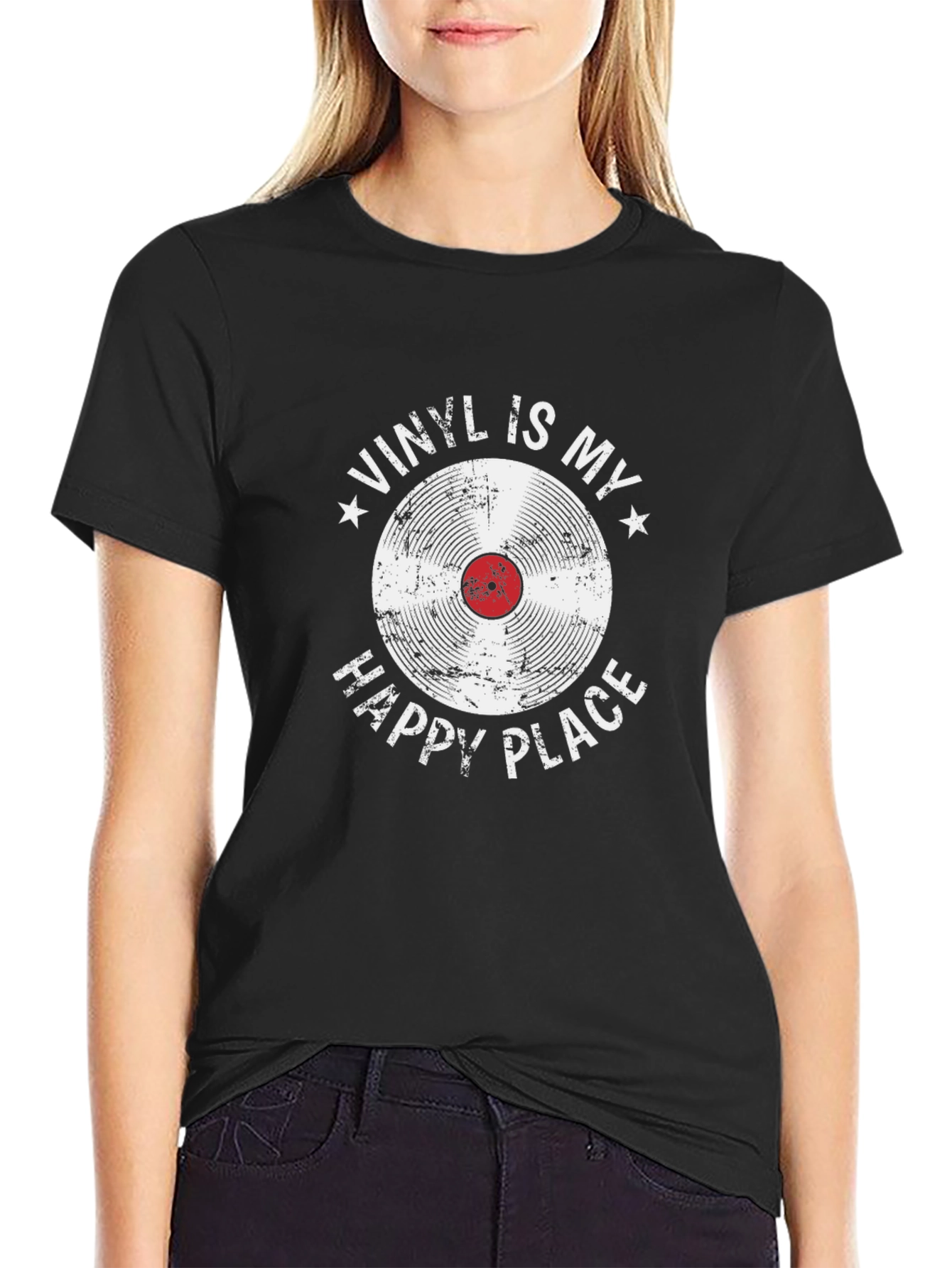 Vinyl is My Happy Place T-Shirt