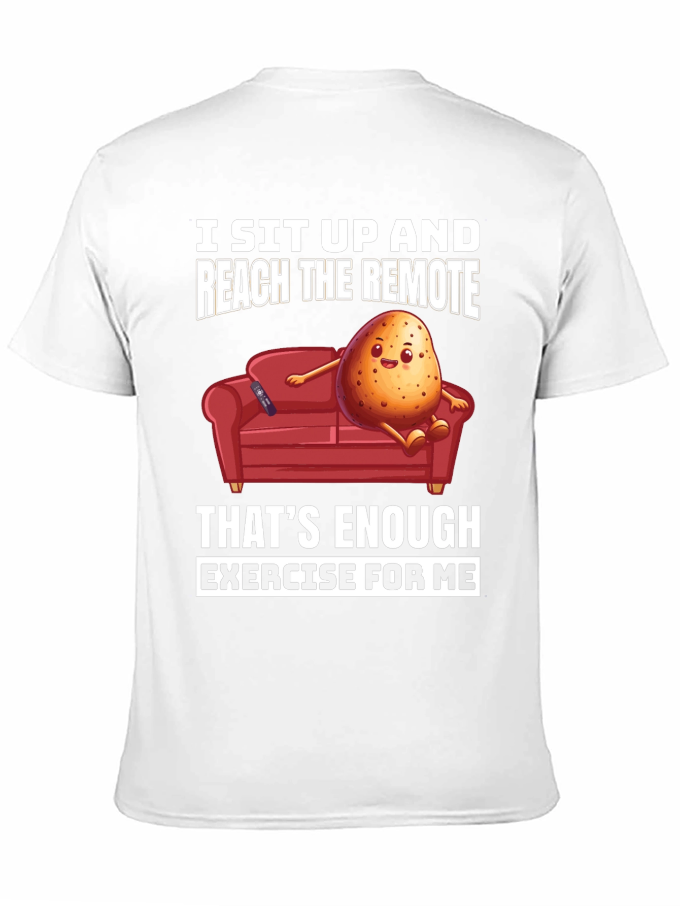 Lazy Potato Couch Potato Graphic T-Shirt