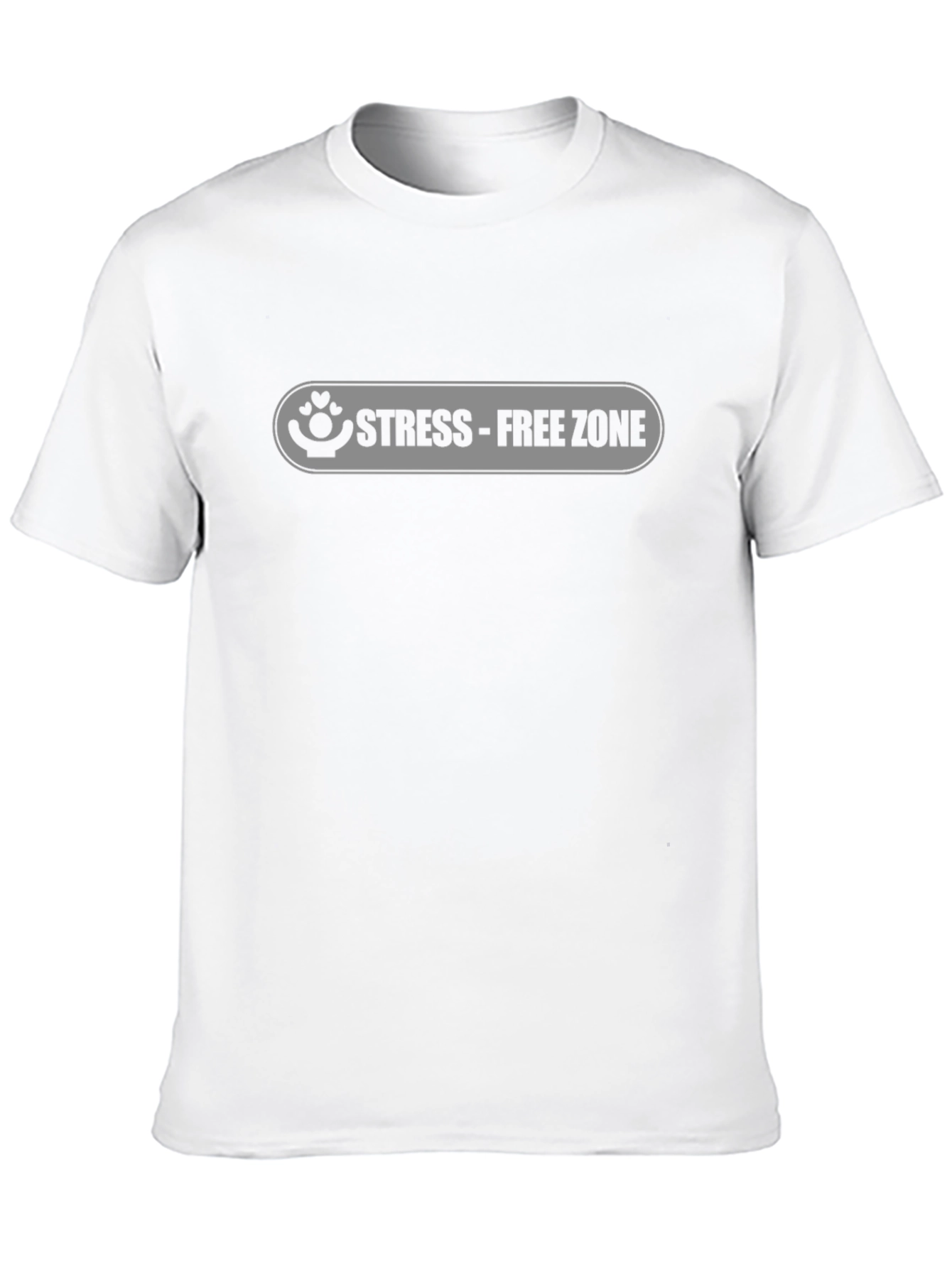Stress-Free Zone T-Shirt - Relaxed Fit Soft Fabric