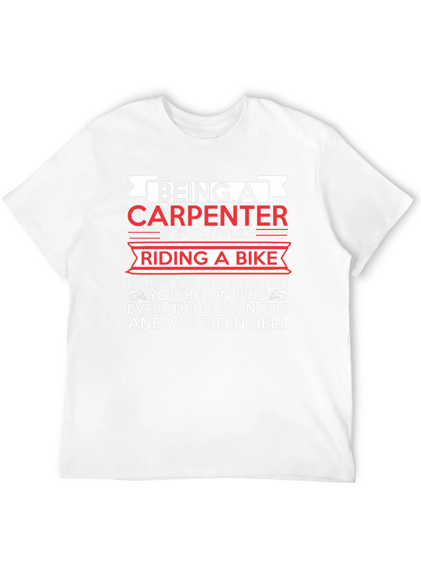 Carpenters Humor Black T-Shirt