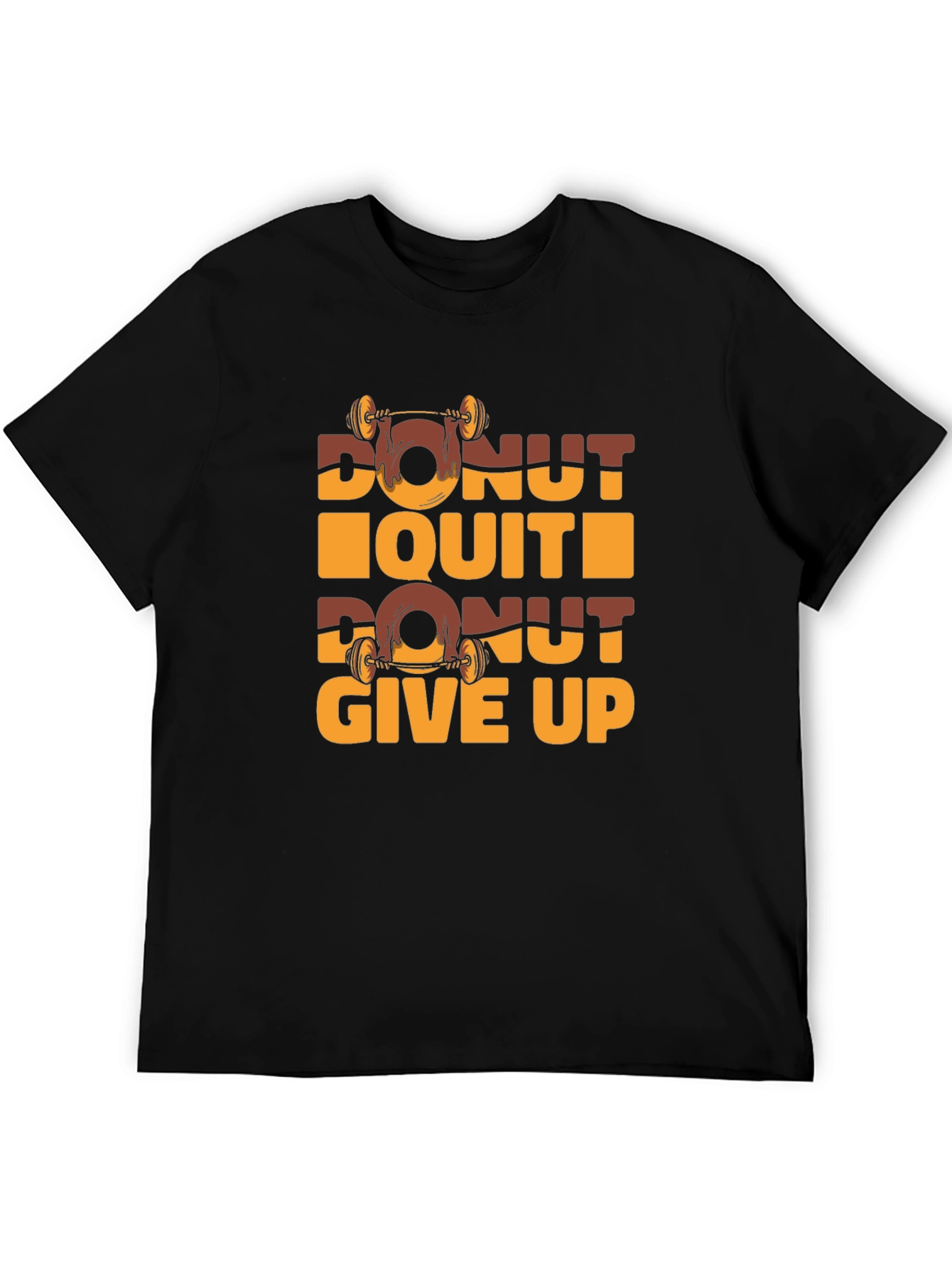 Donut Quit Funny Gym Workout T-Shirt
