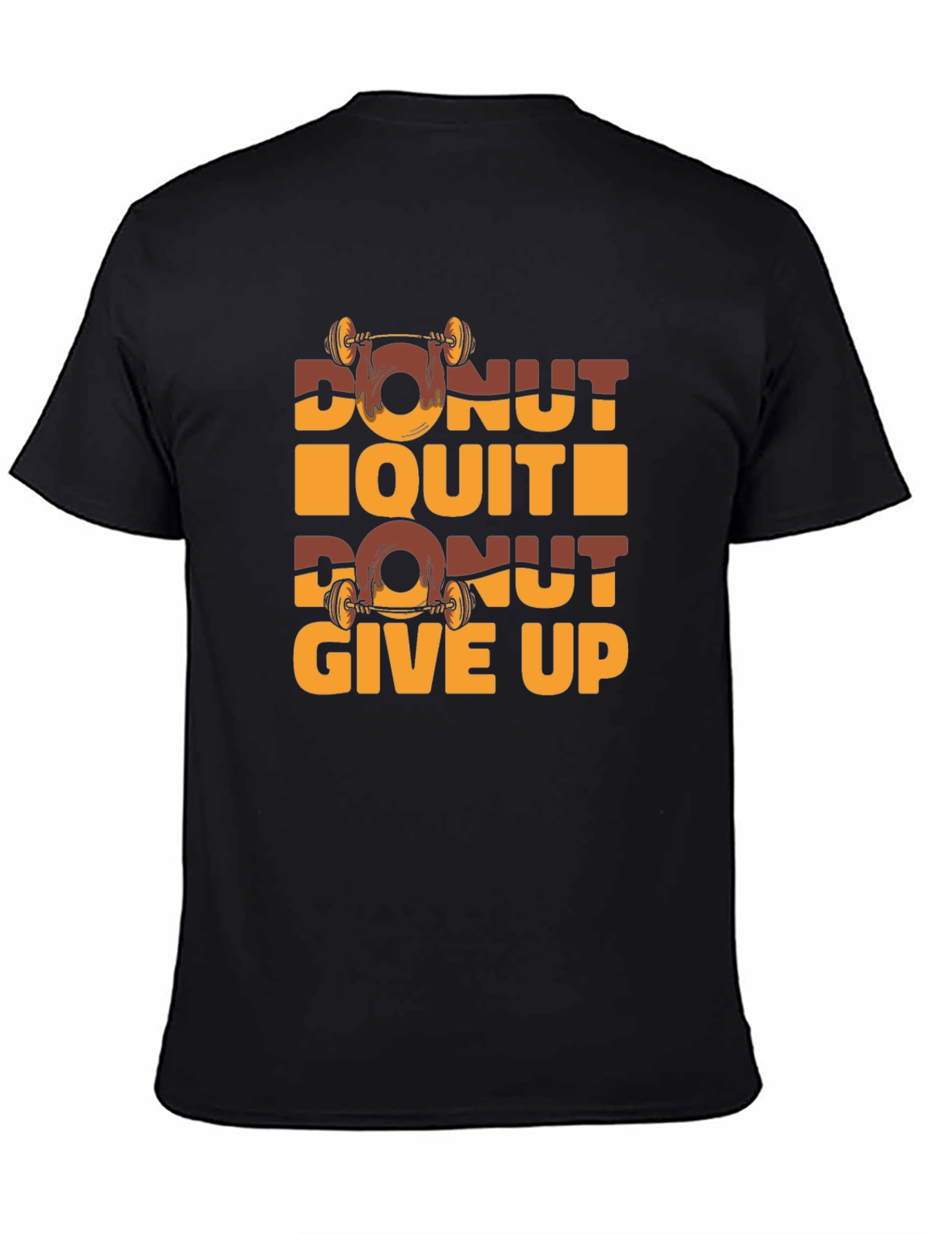 Donut Quit Funny Gym Workout T-Shirt