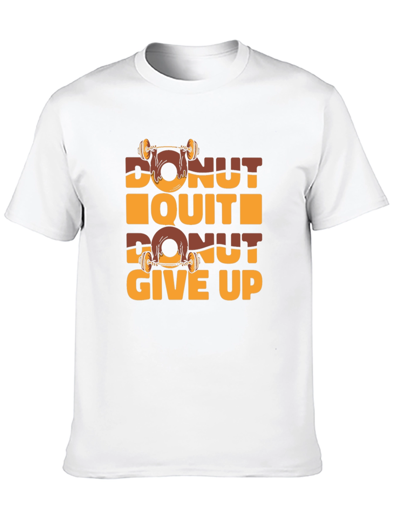 Donut Quit Funny Gym Workout T-Shirt