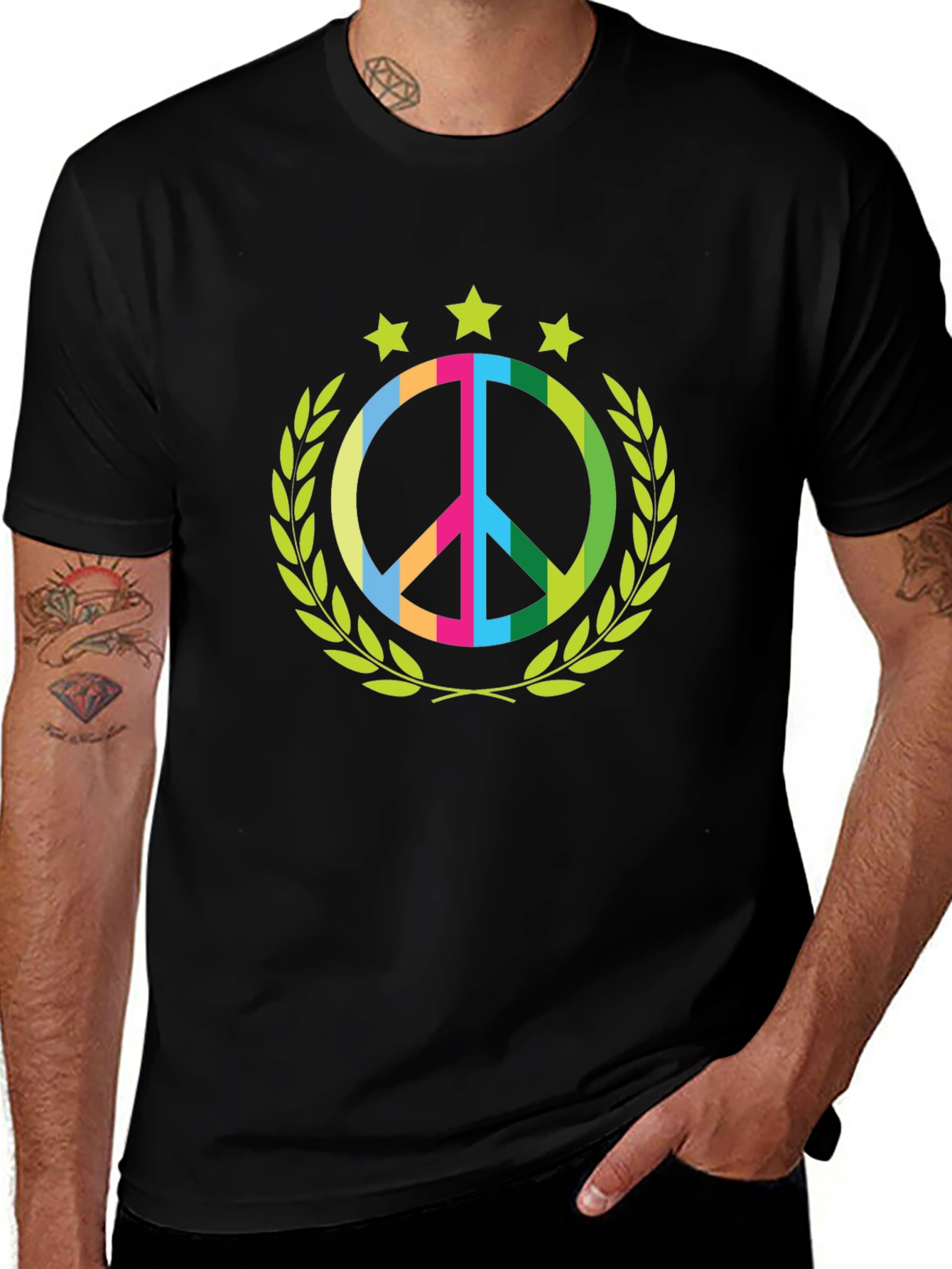 Peace Symbol Graphic Tee
