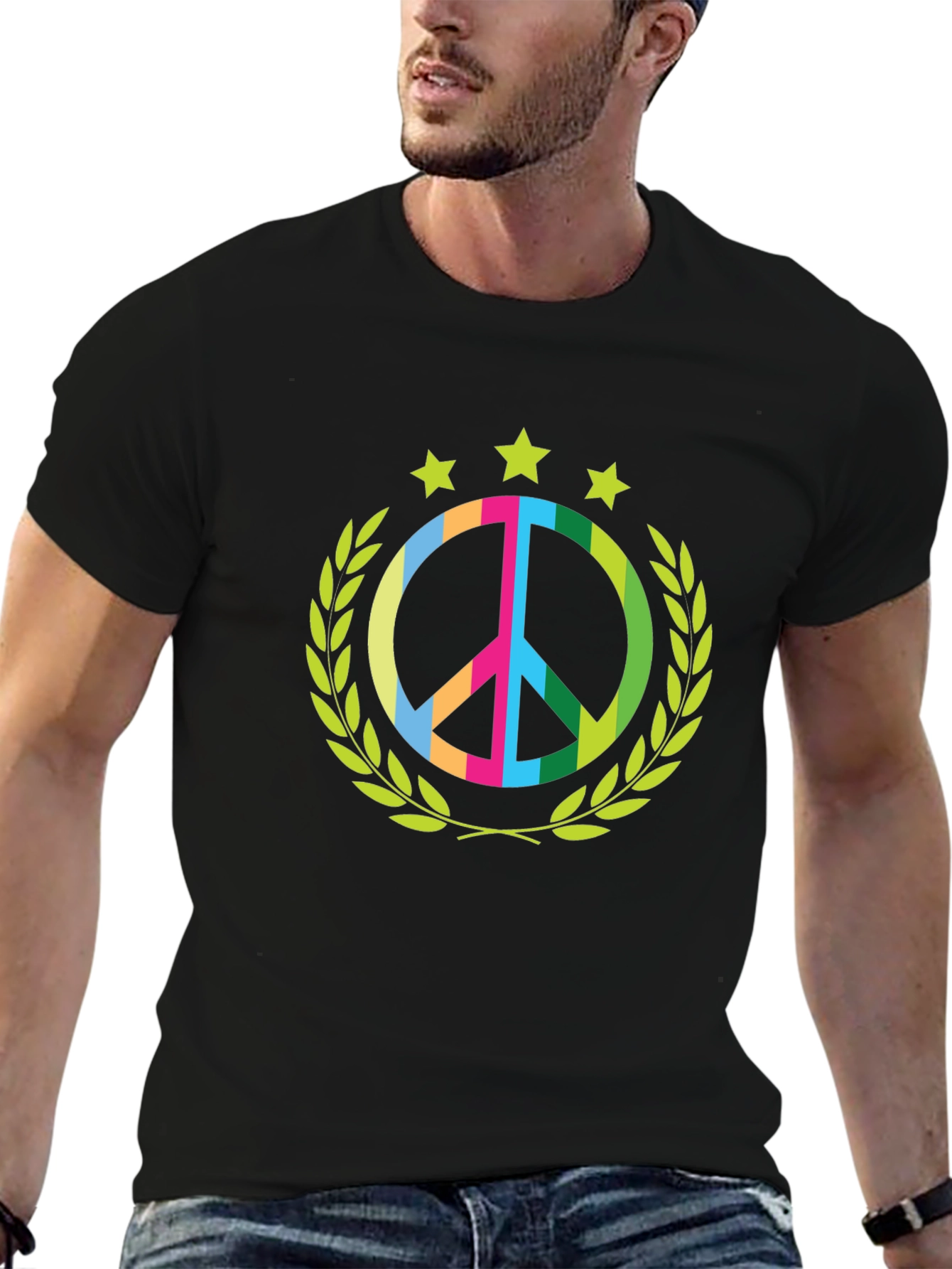 Peace Symbol Graphic Tee