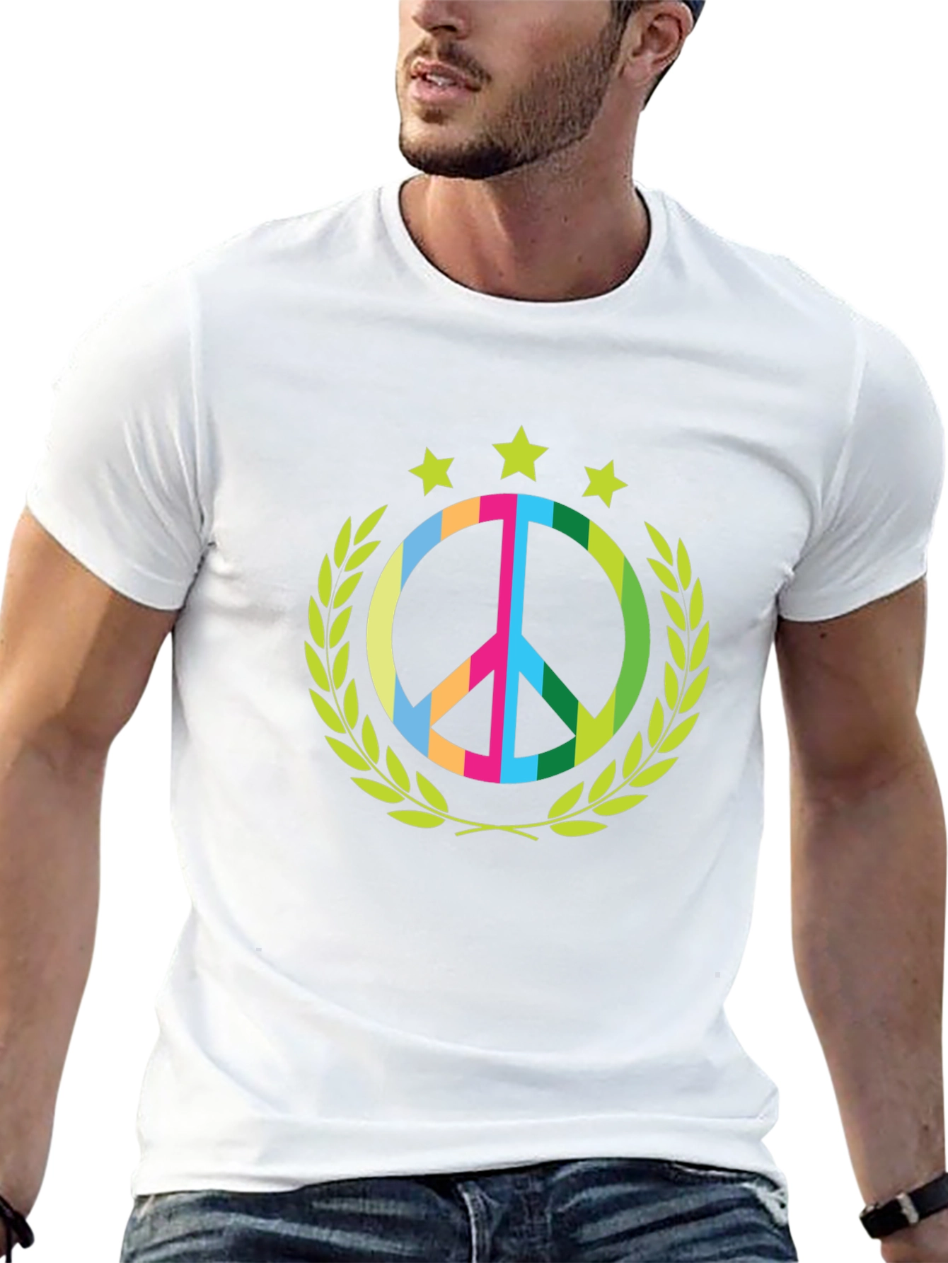 Peace Symbol Graphic Tee