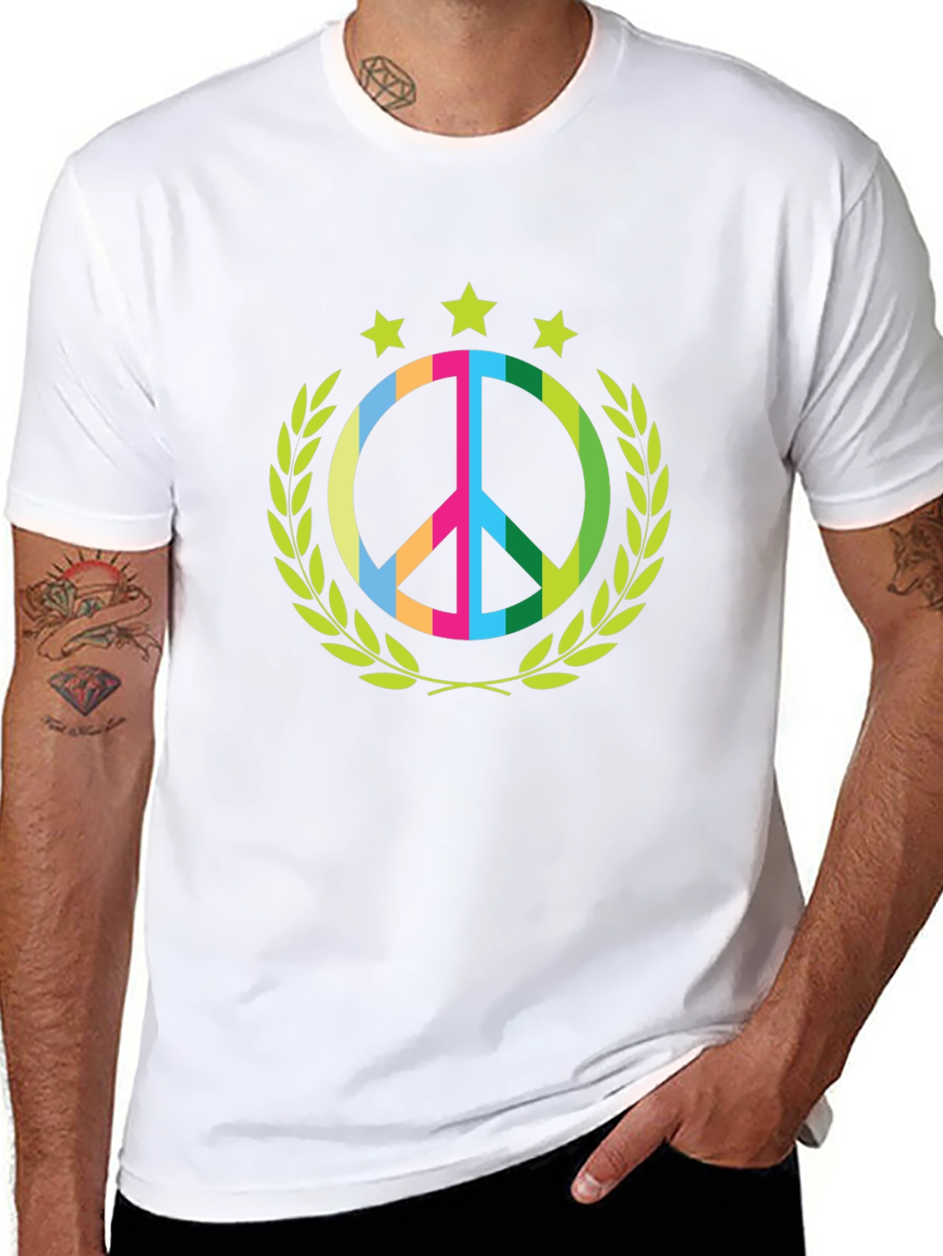 Peace Symbol Graphic Tee